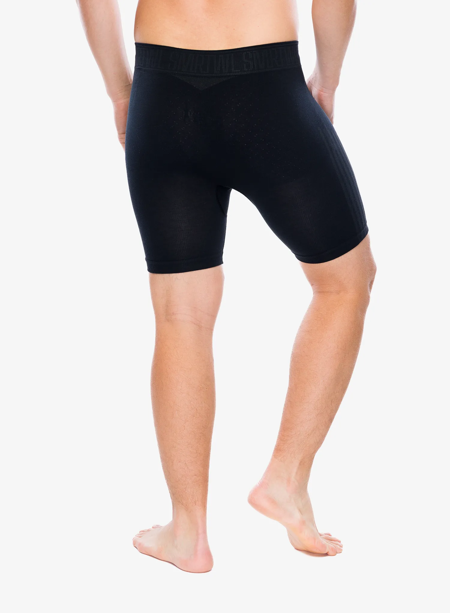Funkční boxerky Smartwool Intraknit 6 Boxer Brief Boxed - black/charcoal