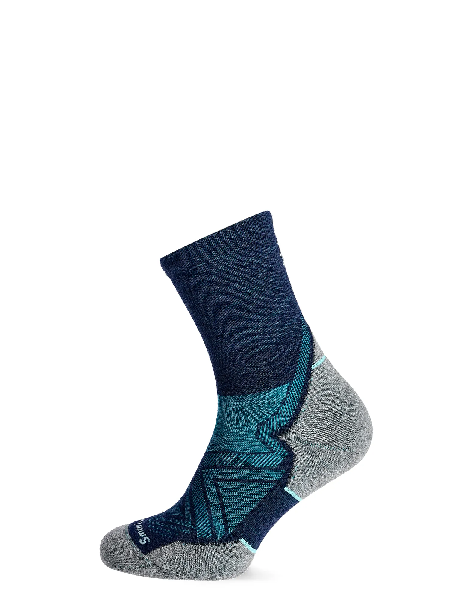 Ponožky na běhání Smartwool Run Targeted Cushion Mid Crew Socks - deep navy