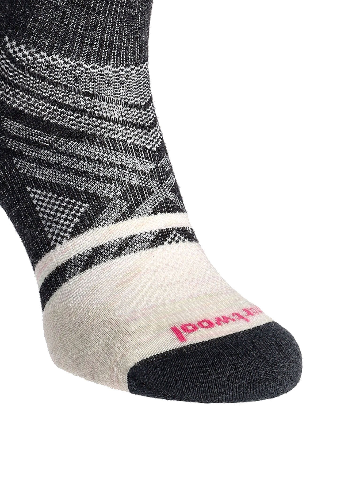 Merino ponožky dámské Smartwool Ski TC Pattern OTC Socks - charcoal