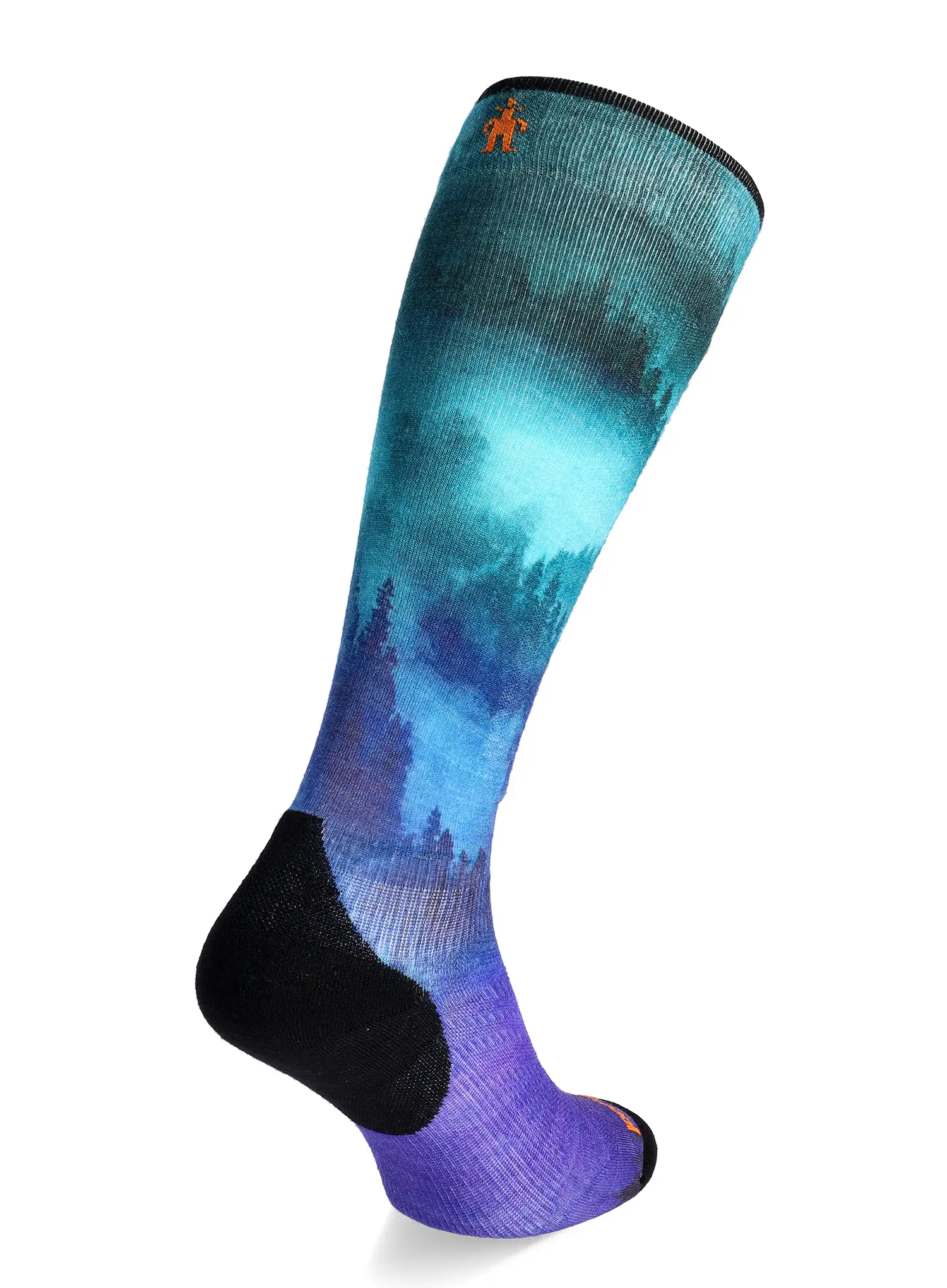 Lyžařské ponožky Smartwool Ski Targeted Cushion Compression Print OTC Socks - black