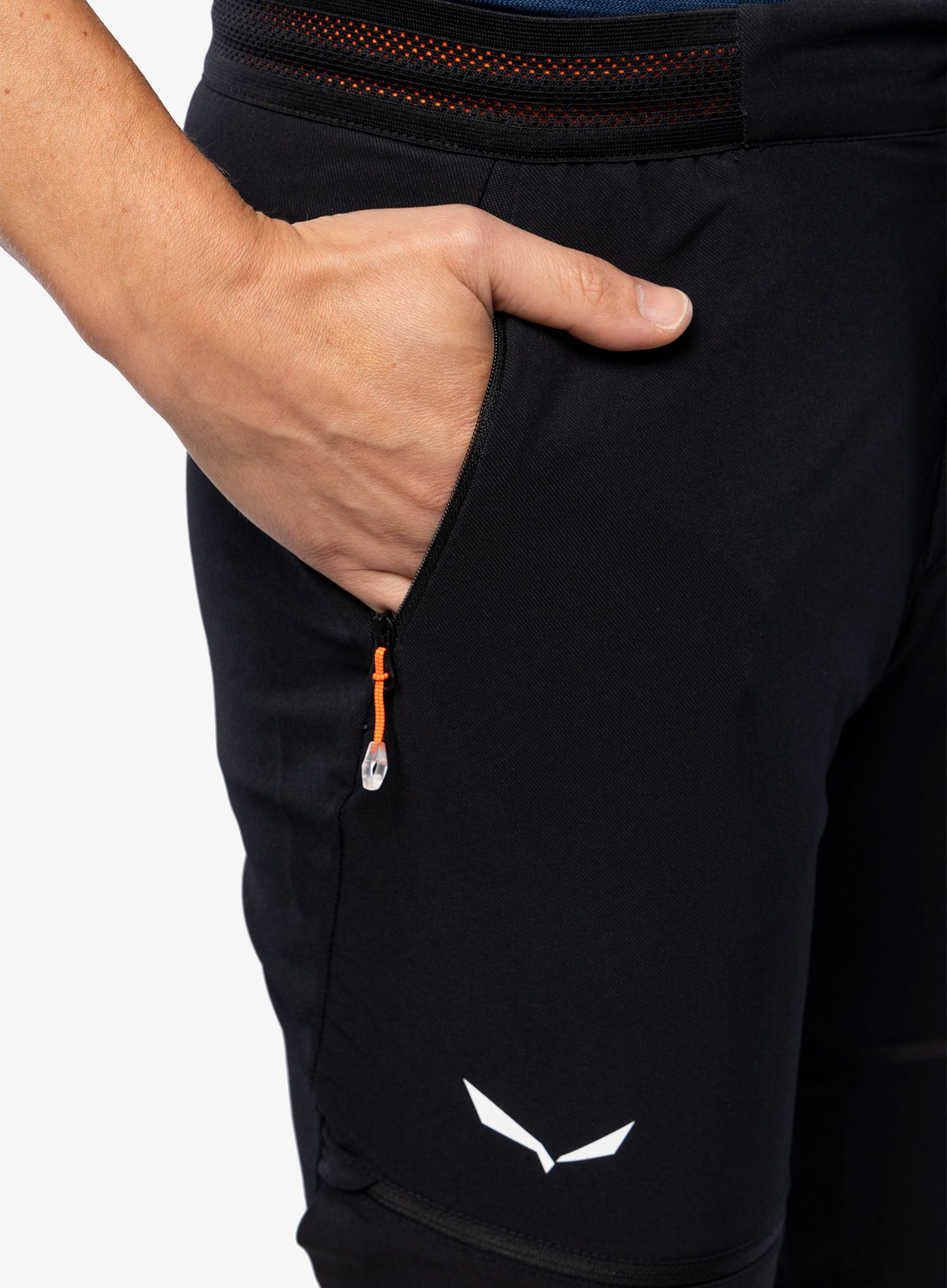 Turistické kalhoty Salewa Pedroc 2 DST 2/1 Pant - black out