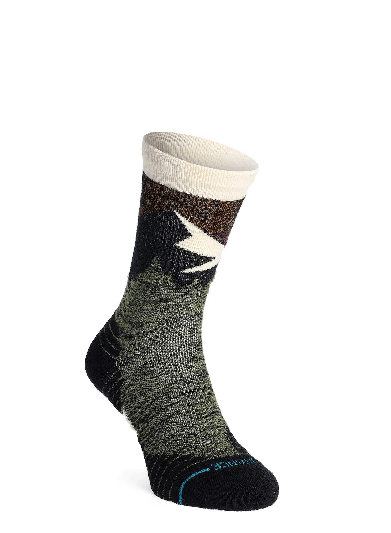 Trekové ponožky Stance Mid Wool Crew - olive