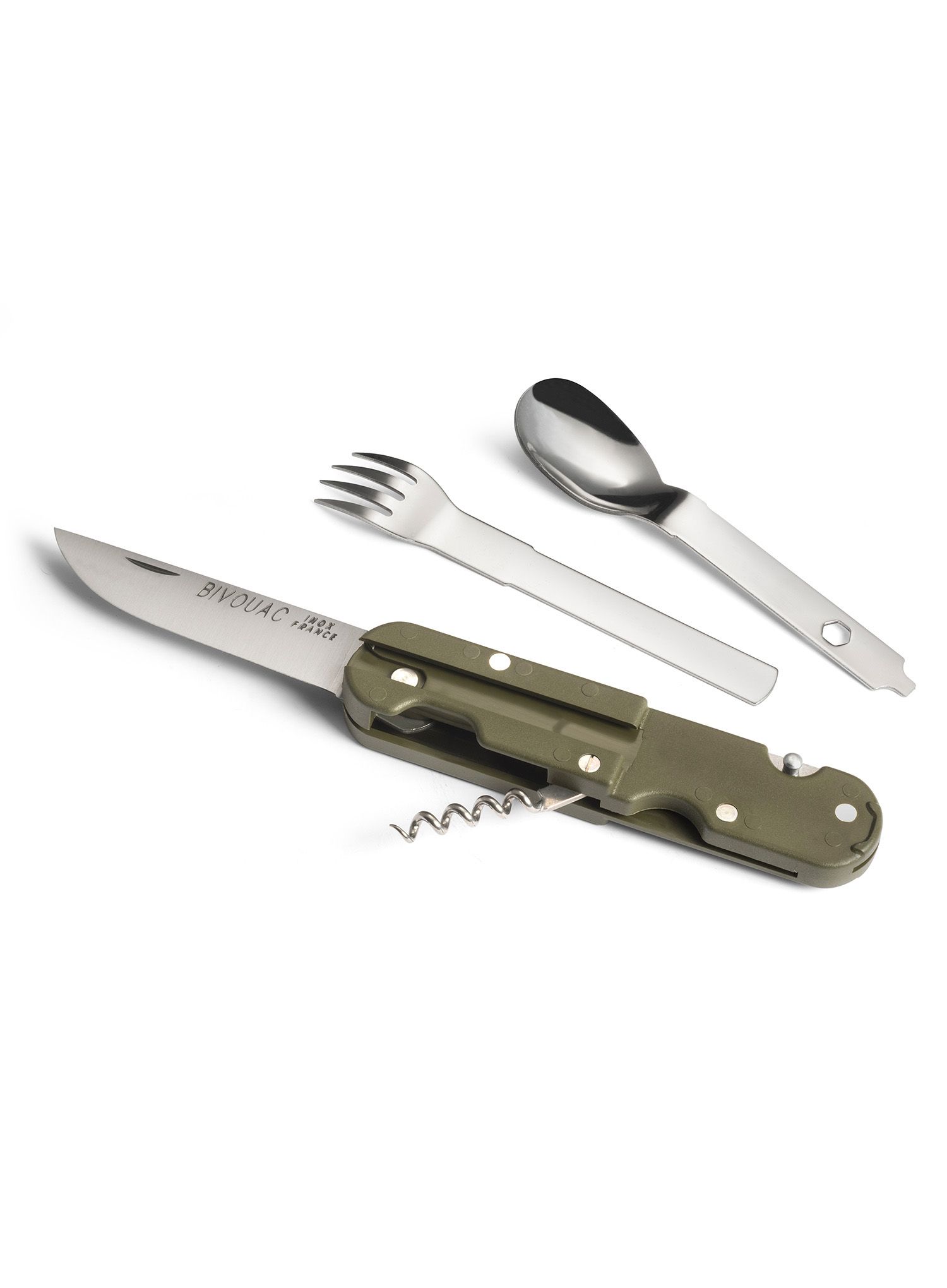Skládací turistický nůž TB Outdoor Bivouac - khaki