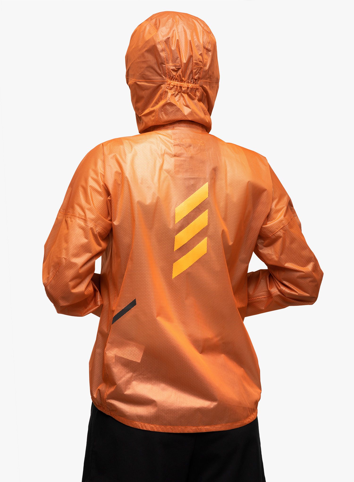 Bunda na běhání dámská adidas TERREX Agravic 2,5L Rain Jacket - semi impact orange