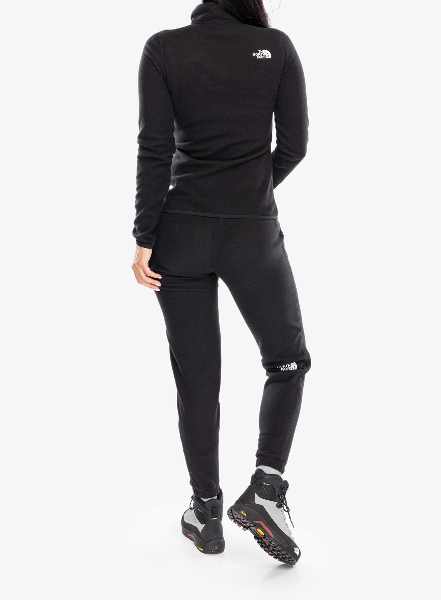 Fleece mikina dámská The North Face 100 Glacier 1/4 Zip - tnf black