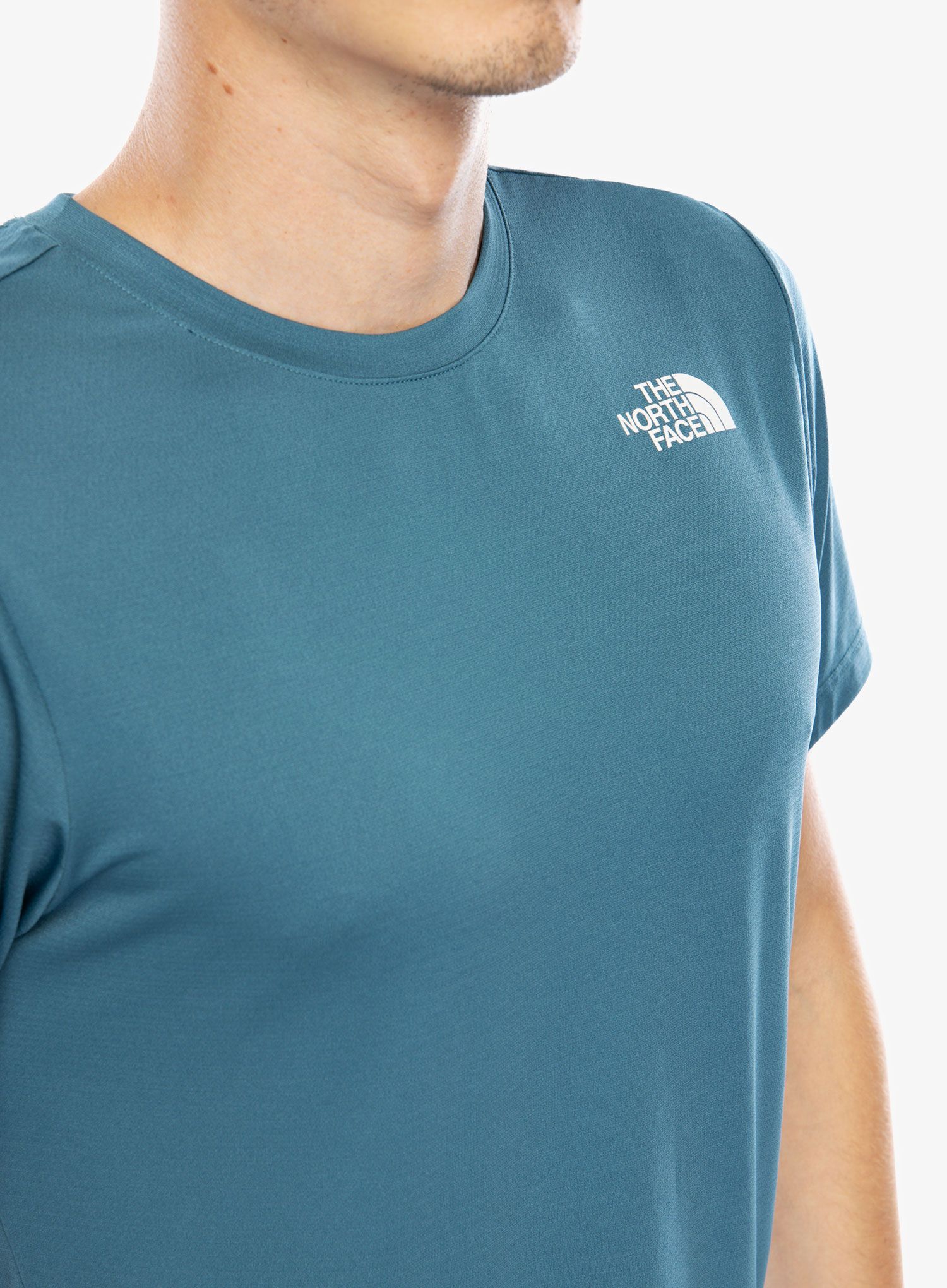 Sportovní tričko The North Face 24/7 S/S Tee Reg - mallard blue