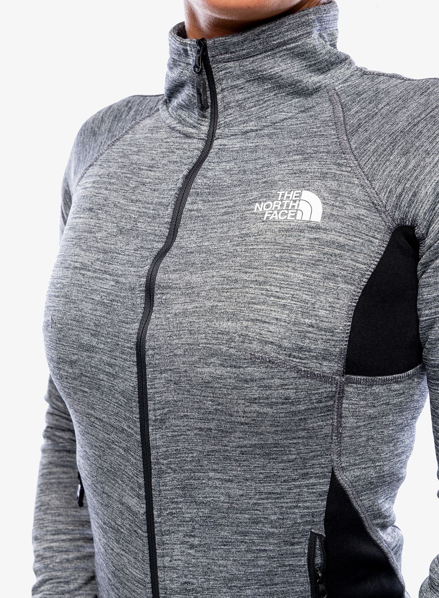 Dámská mikina na zip The North Face AO Midlayer FZ - grey/blk