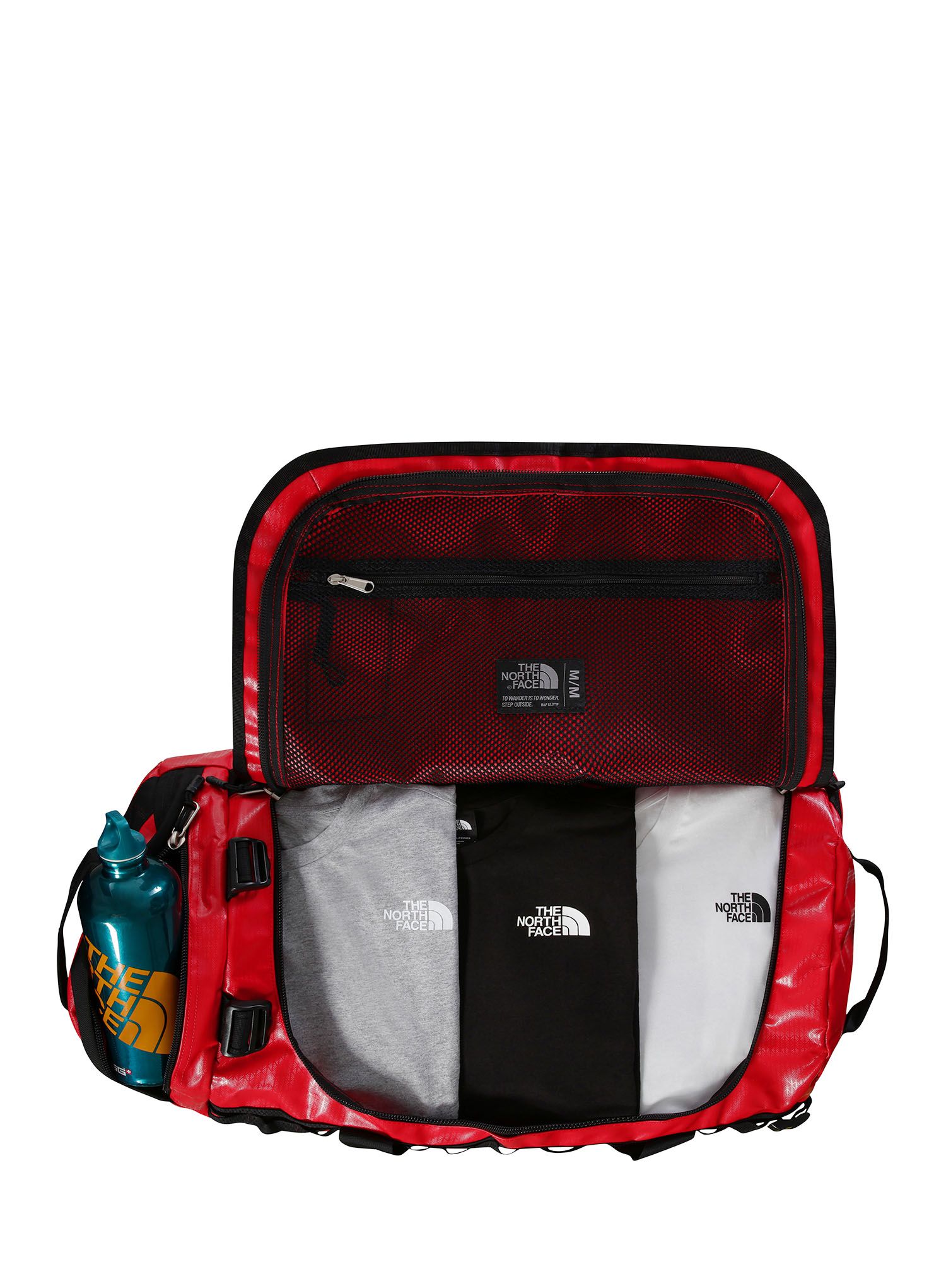 Cestovní taška The North Face Base Camp Duffel M - tnf red/tnf black