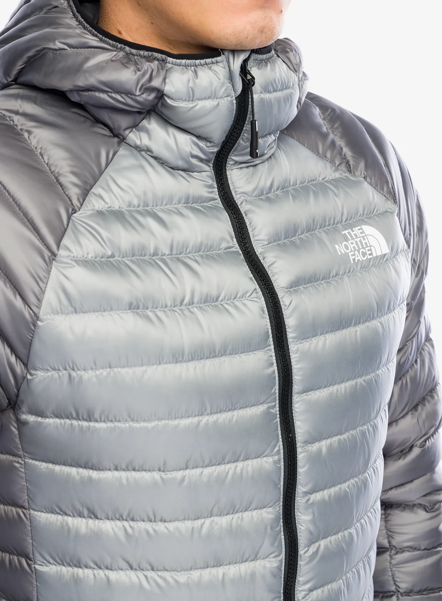 Péřová bunda The North Face Bettaforca Lt Down Hoodie - monument grey/smoked pearl