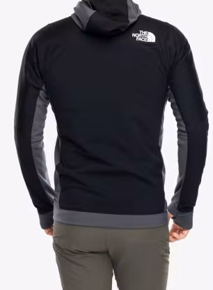 Hybridní bunda The North Face Binntal Hybrid Ventrix Hoodie - black/black/anthracite grey