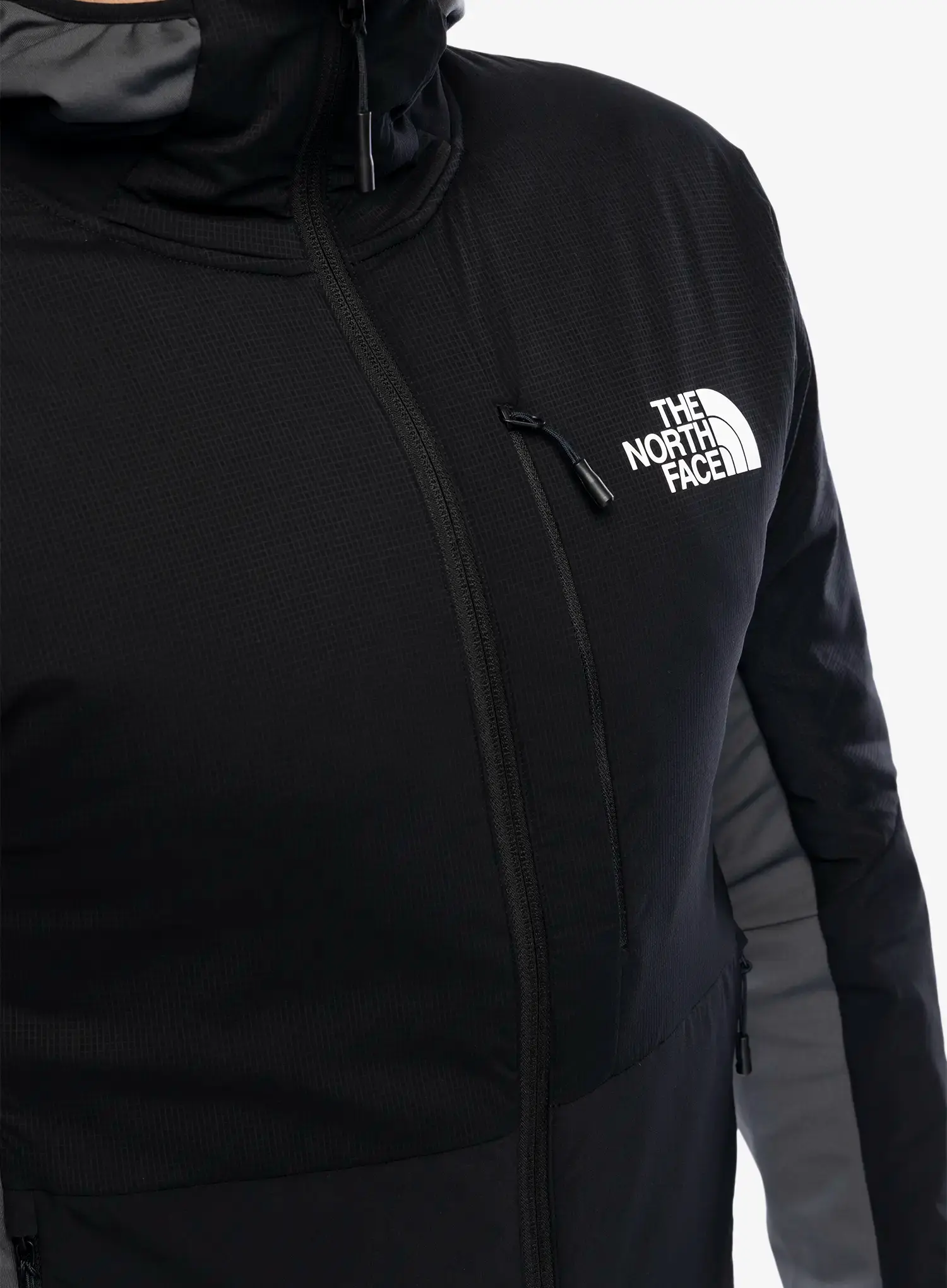 Hybridní bunda The North Face Binntal Hybrid Ventrix Hoodie - black/black/anthracite grey