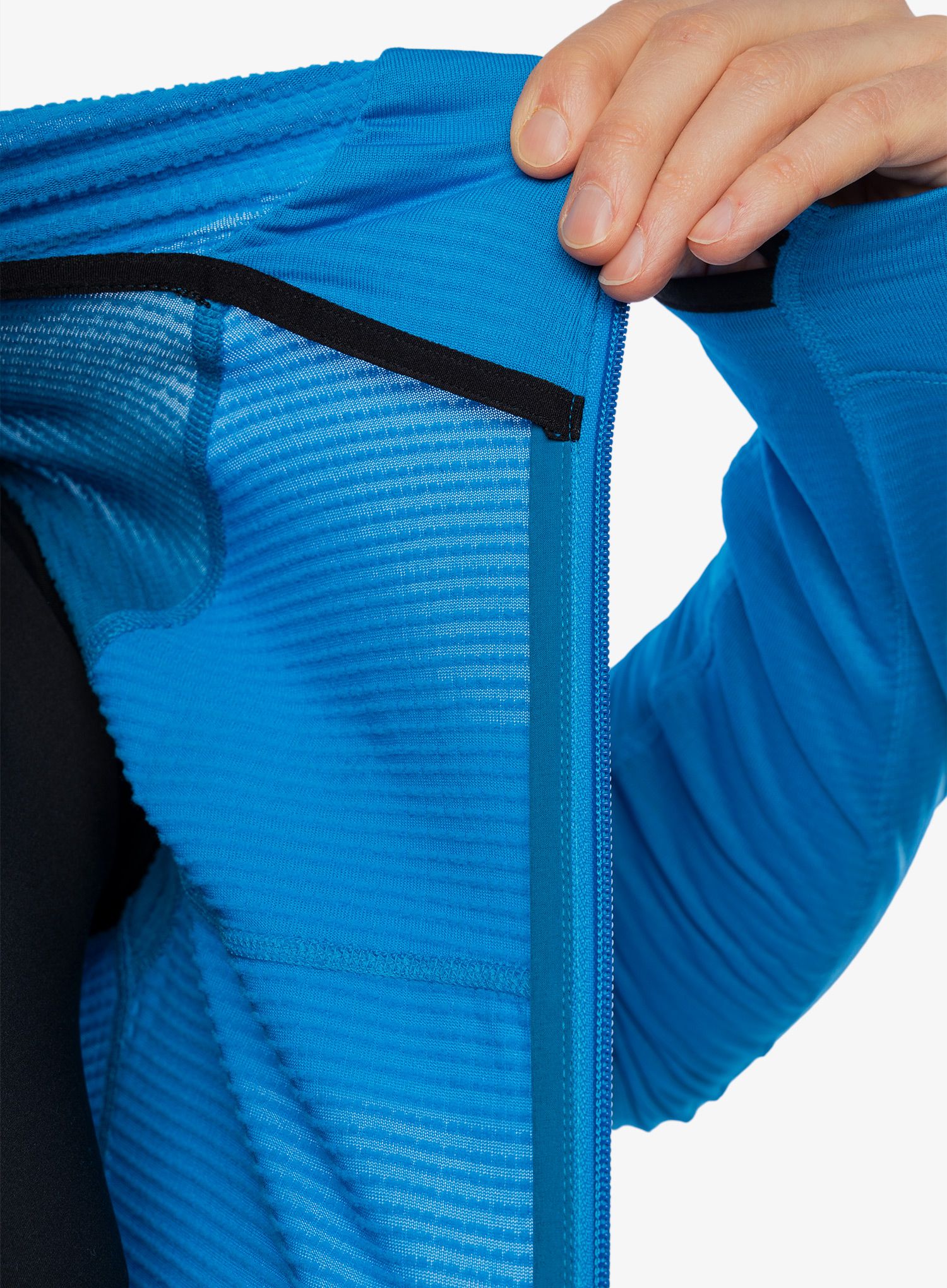 Mikina na lezení The North Face Bolt Polartec Hoodie - skyline blue/adriatic blue