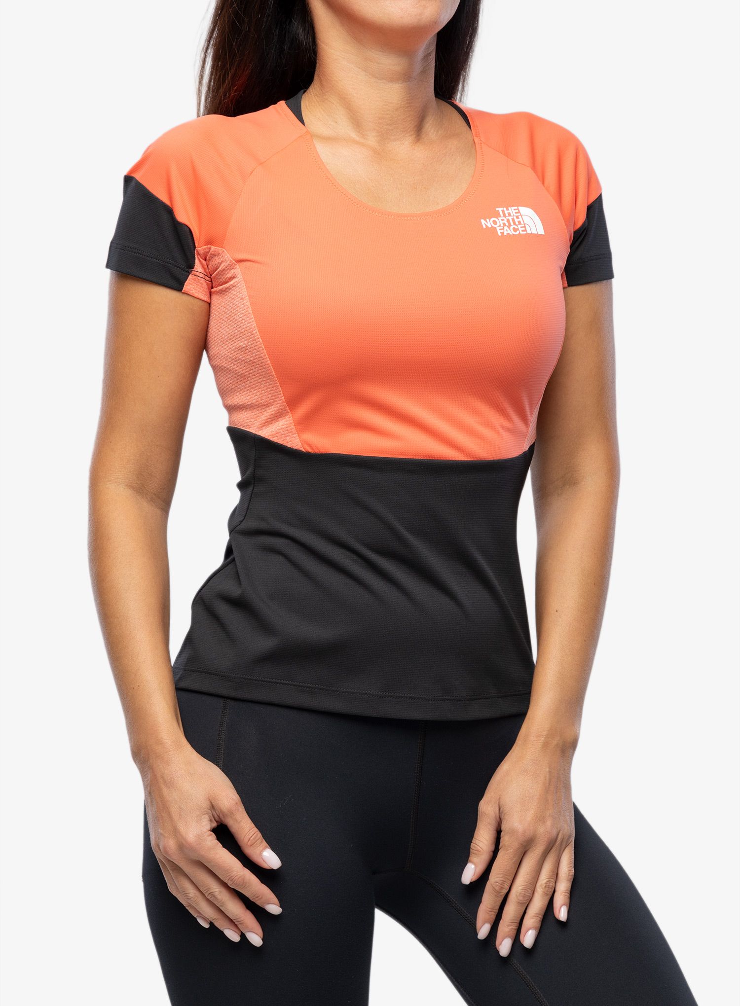 Dámské rychleschnoucí triko The North Face Bolt Tech Tee - orange/black