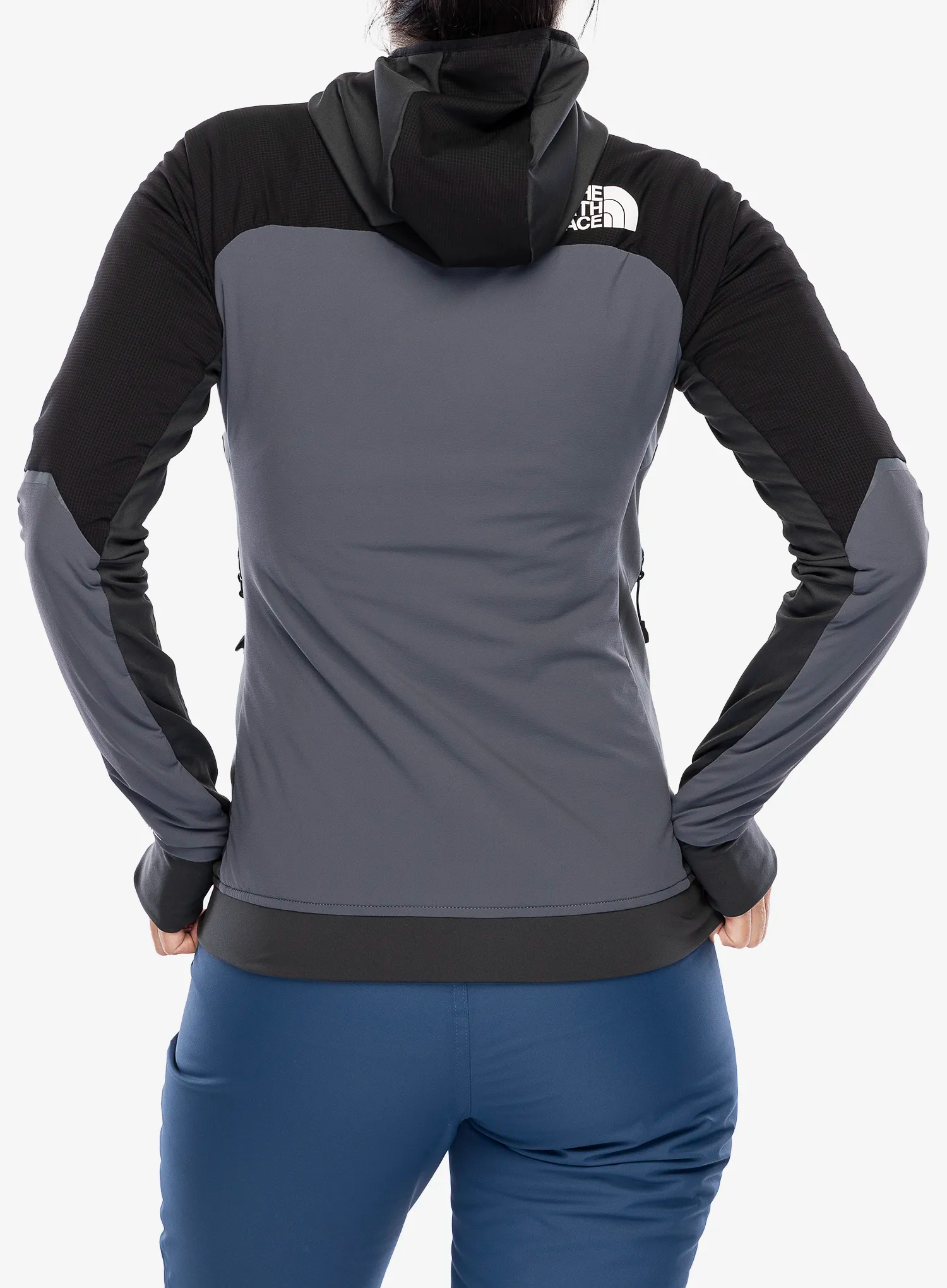 Damska bunda The North Face Dawn Turn Hybrid Ventrix Hoodie - grey/blk