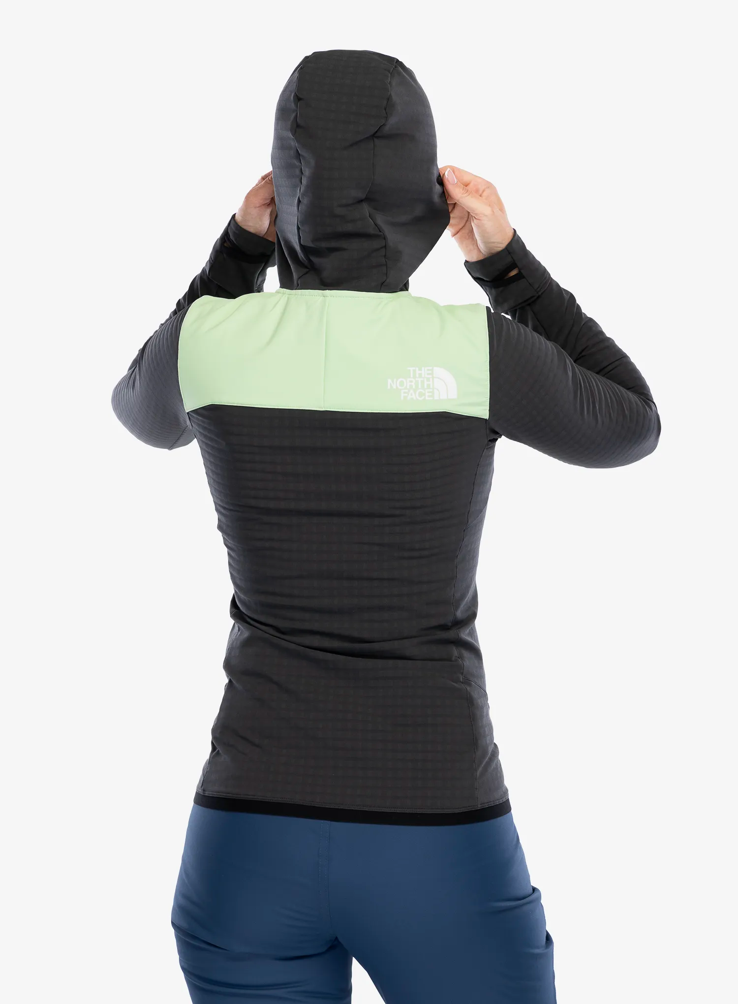 Dámská bunda The North Face Dawn Turn Hybrid Ventrix Midlayer - grey/green