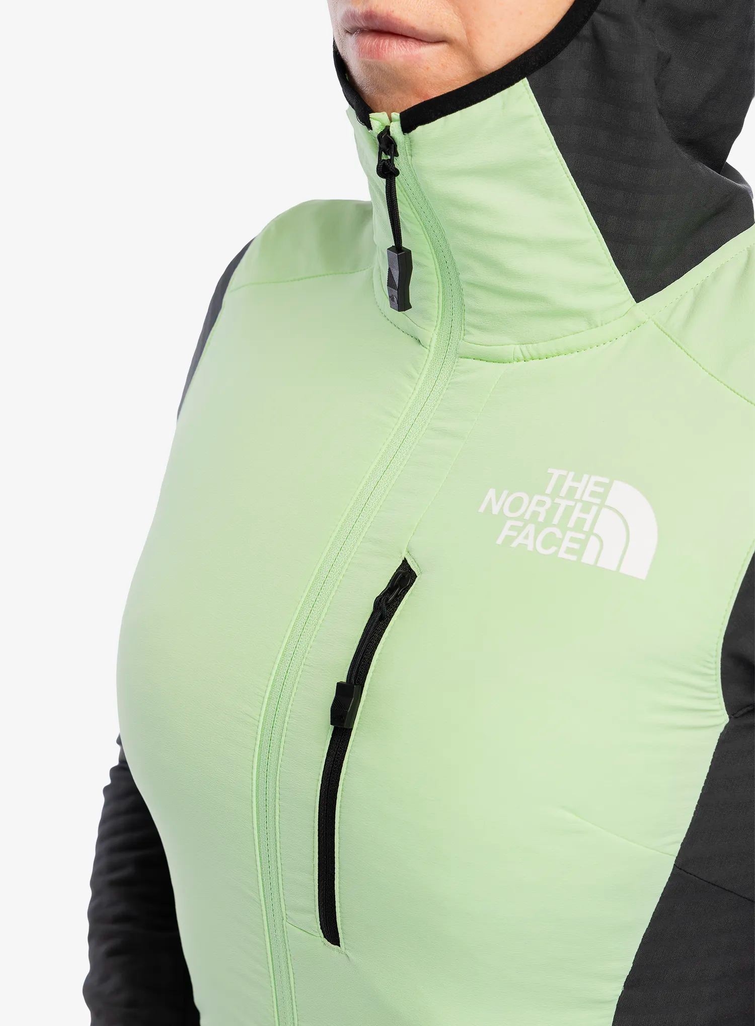 Dámská bunda The North Face Dawn Turn Hybrid Ventrix Midlayer - grey/green