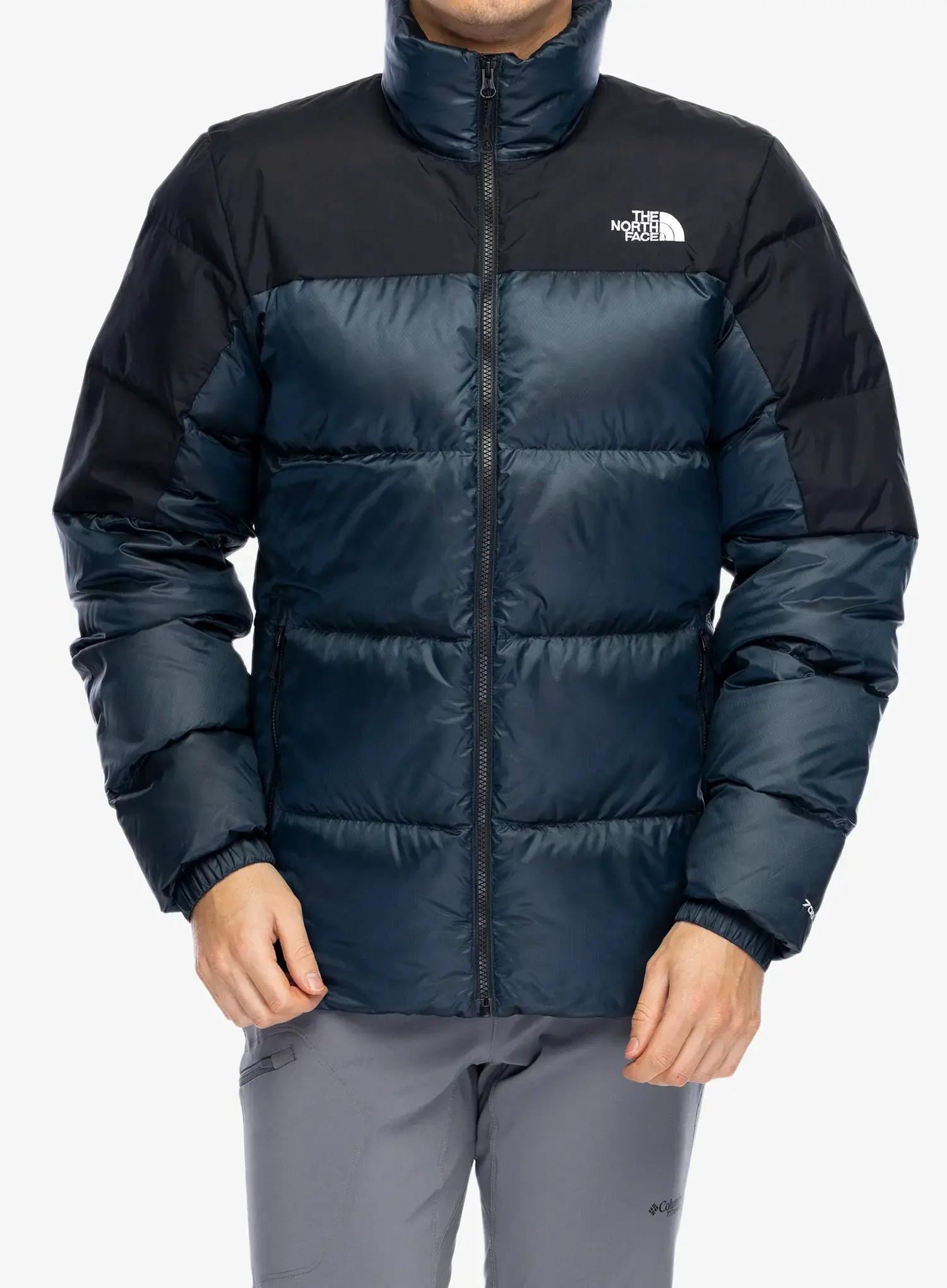 Péřová bunda The North Face Diablo Down 2.0 Jacket - shady blue black heather