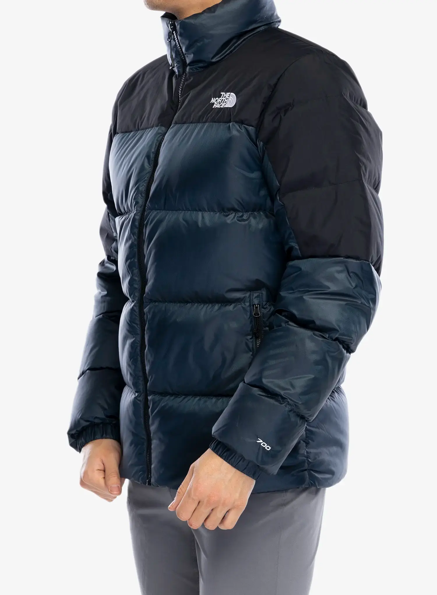 Péřová bunda The North Face Diablo Down 2.0 Jacket - shady blue black heather