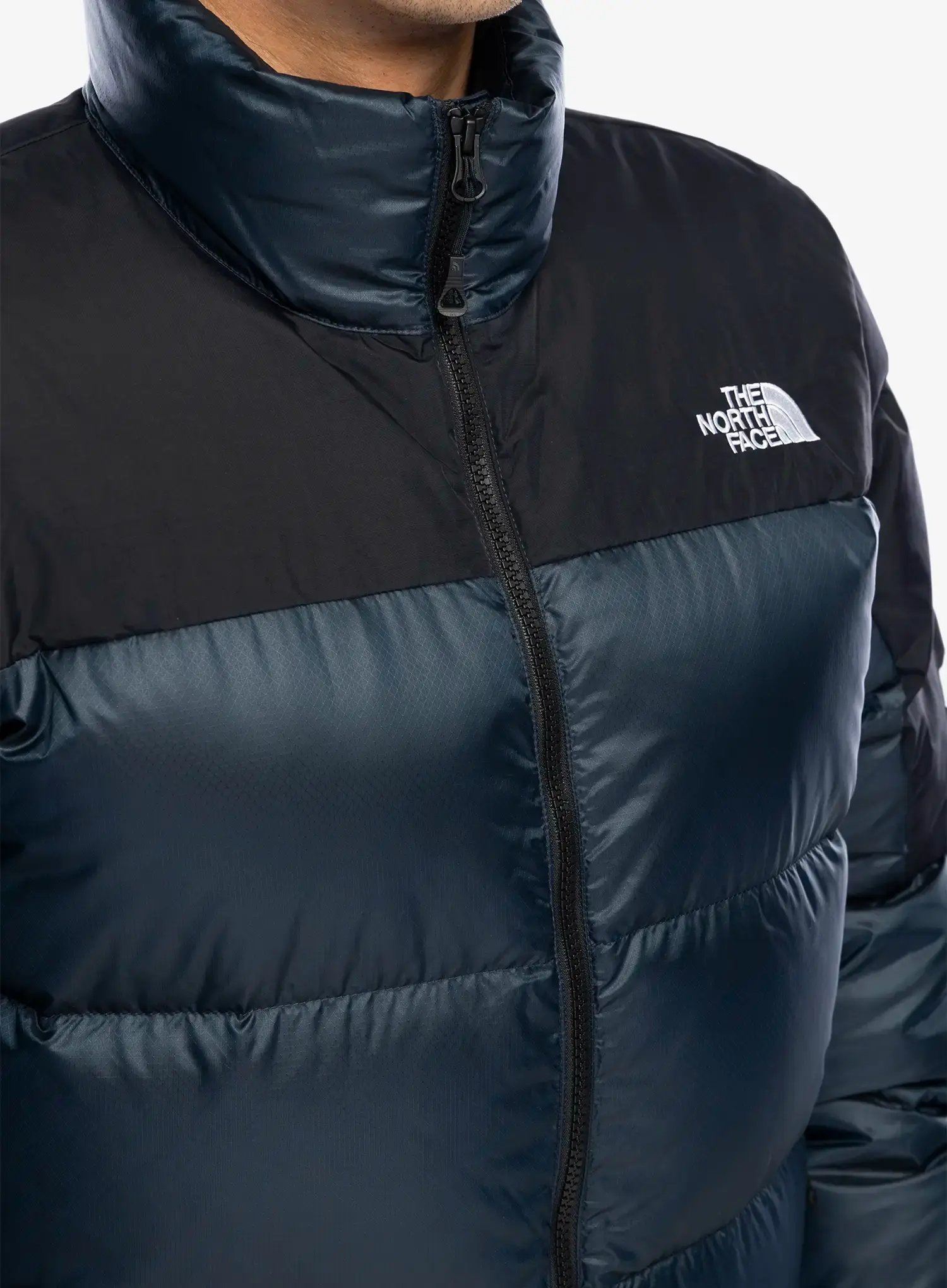 Péřová bunda The North Face Diablo Down 2.0 Jacket - shady blue black heather