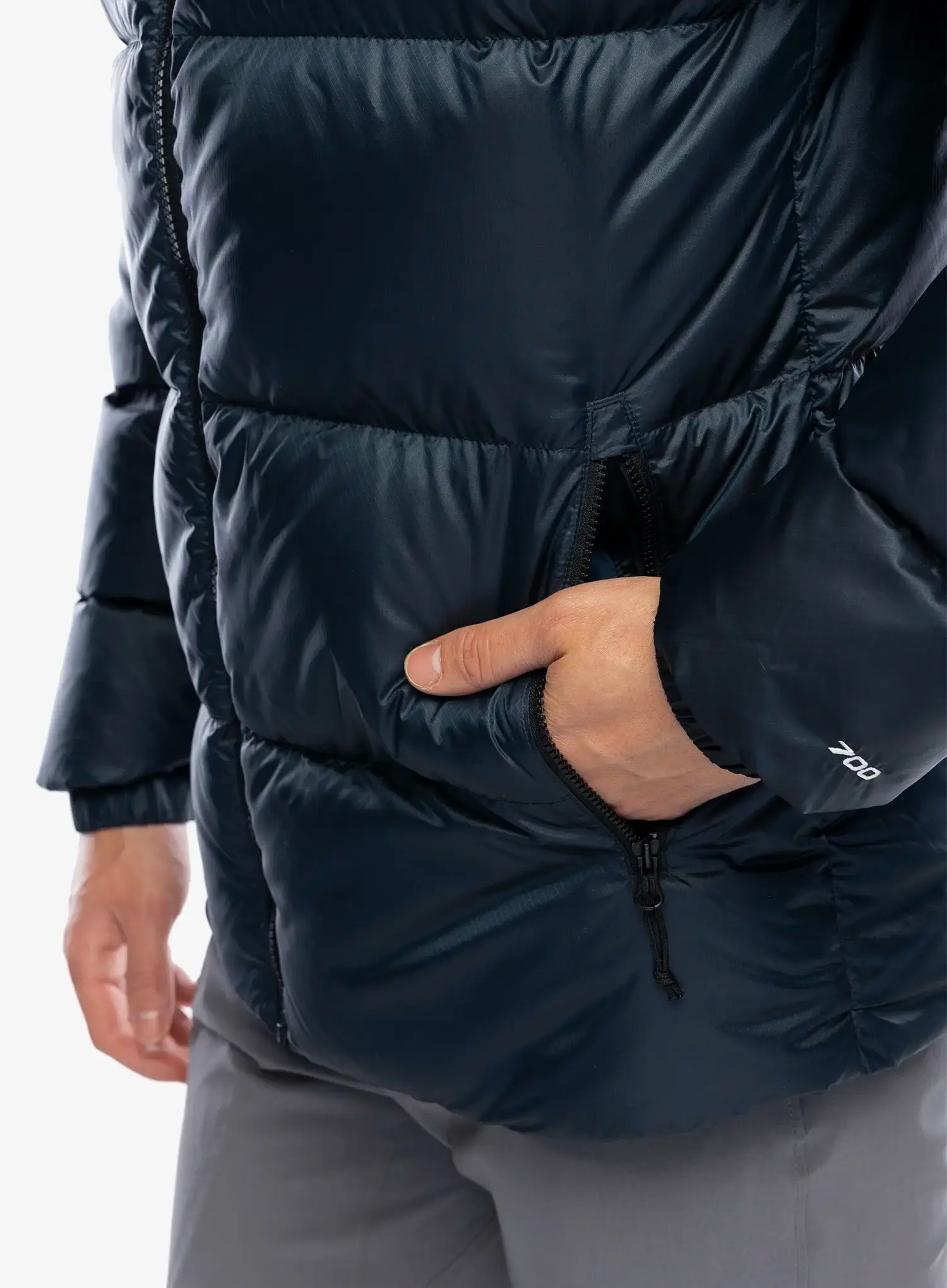 Péřová bunda The North Face Diablo Down 2.0 Jacket - shady blue black heather