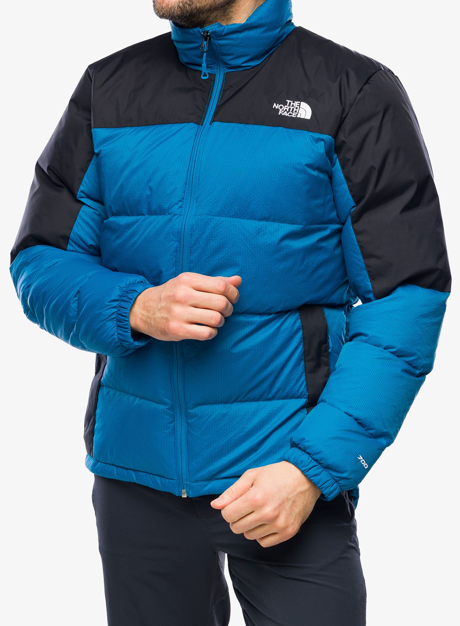 Péřová bunda The North Face Diablo Down Jacket - adriatic blue/tnf black