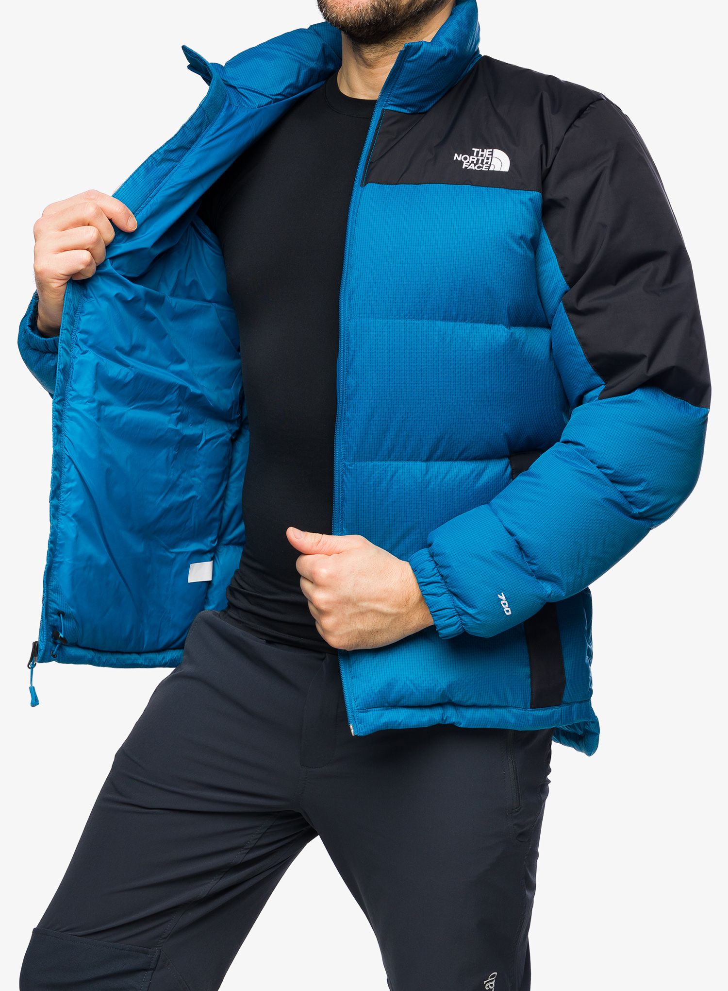 Péřová bunda The North Face Diablo Down Jacket - adriatic blue/tnf black