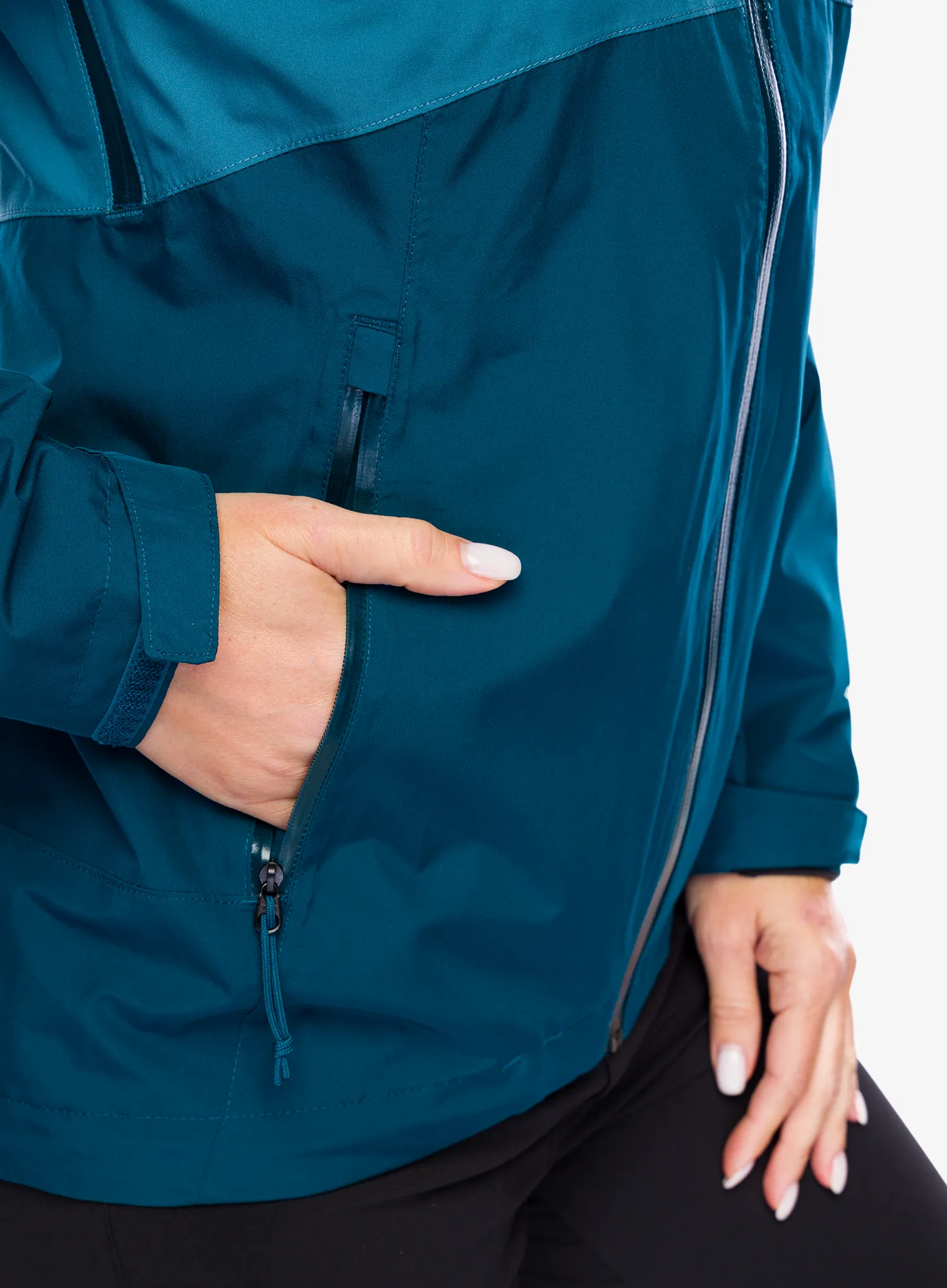 Dámská bunda do deště The North Face Diablo Dynamic Zip-In Jacket - mallard blue/midnight petrol