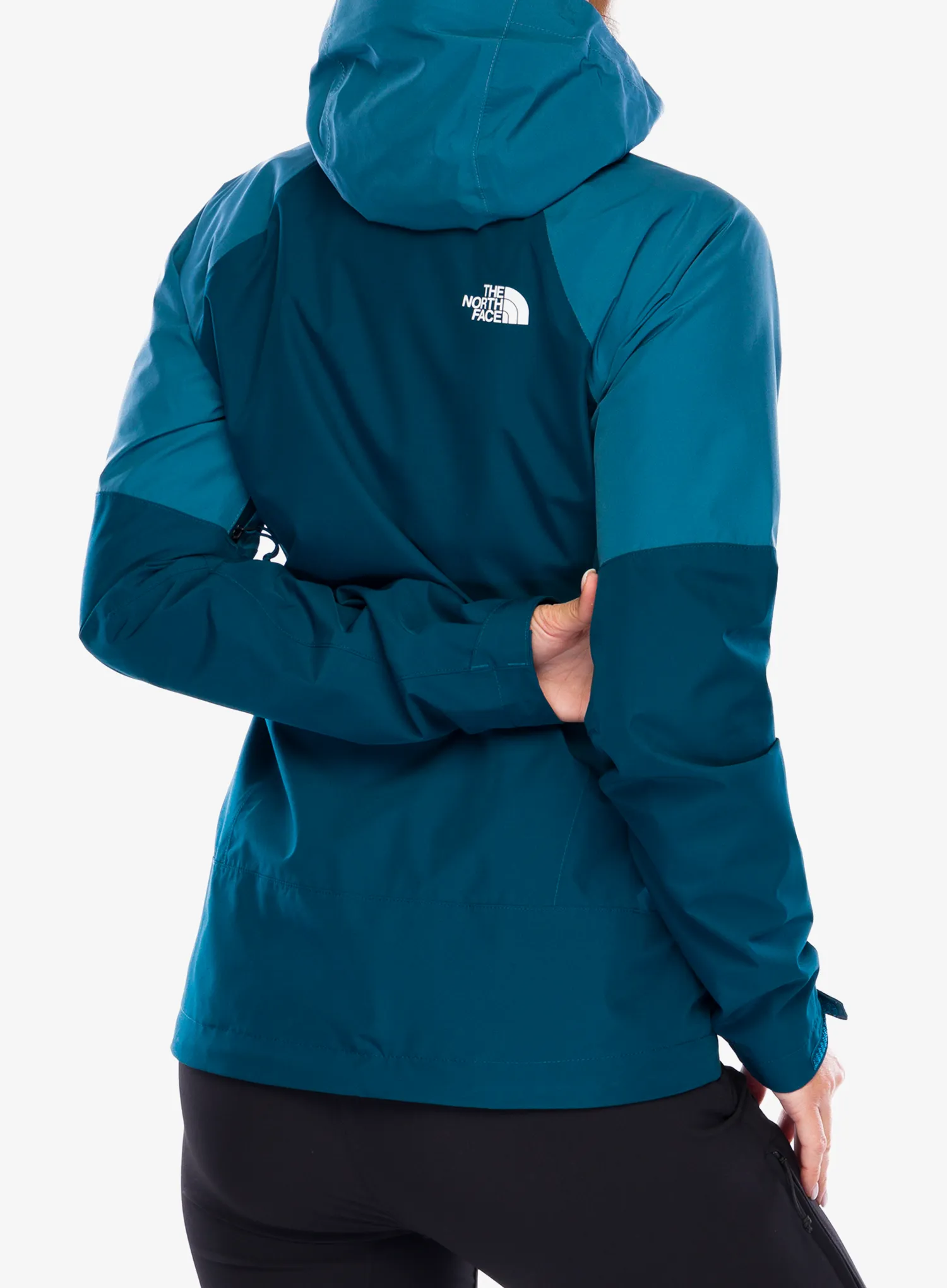 Dámská bunda do deště The North Face Diablo Dynamic Zip-In Jacket - mallard blue/midnight petrol