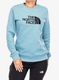 Dámská mikina bez kapuce The North Face Drew Peak Crew - algae blue