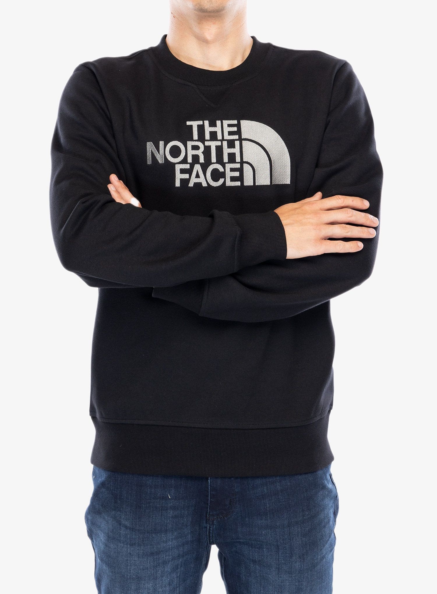 Mikina bez kapuce The North Face Drew Peak Crew - tnf black
