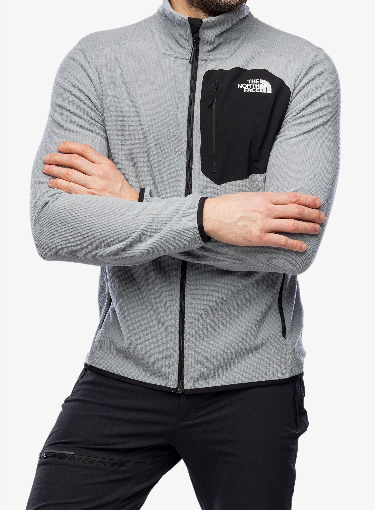 Fleece mikina The North Face Experit Grid Fleece