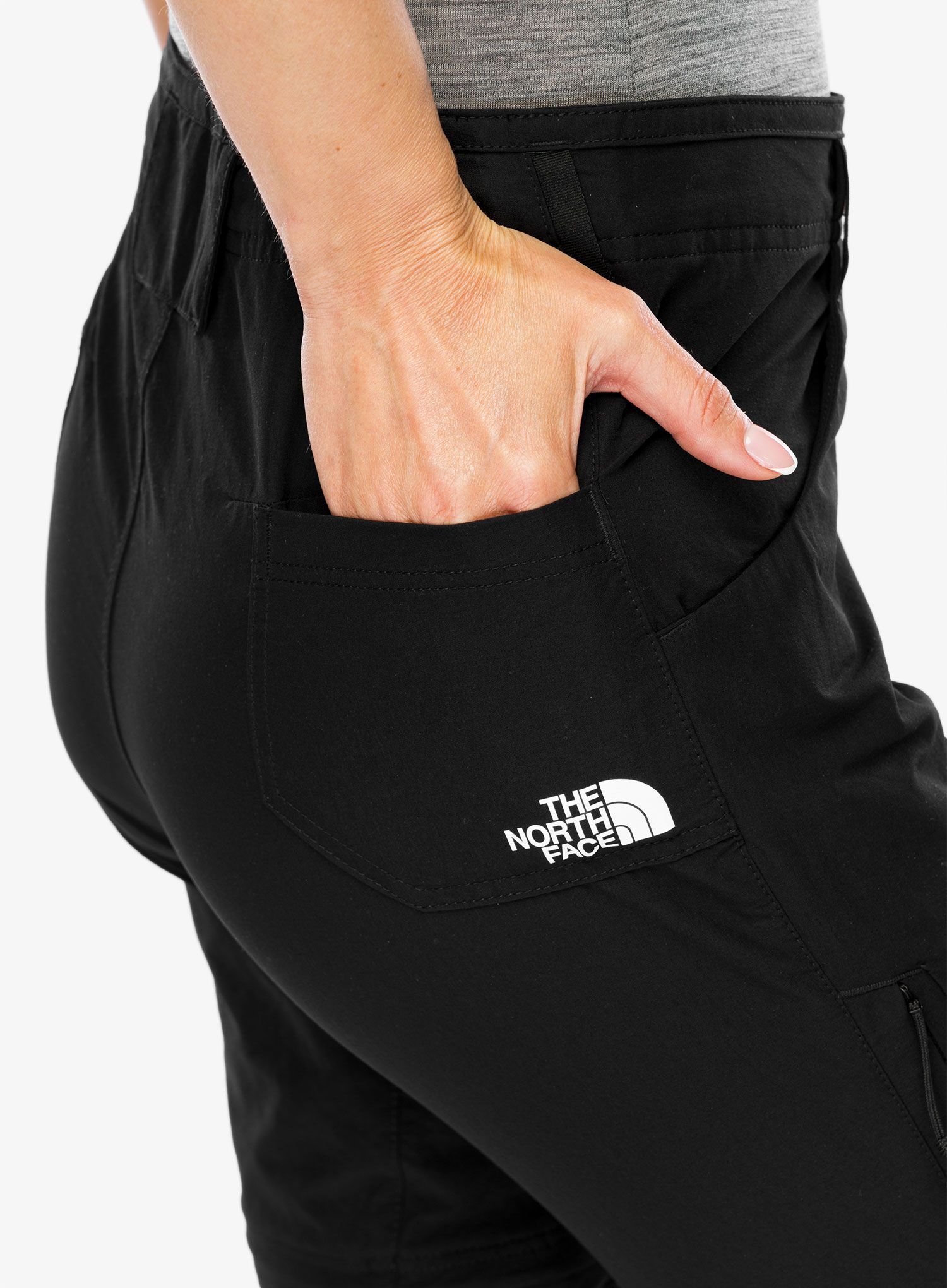 Dámské kalhoty The North Face Exploration Conv Reg Straight Pant - tnf black