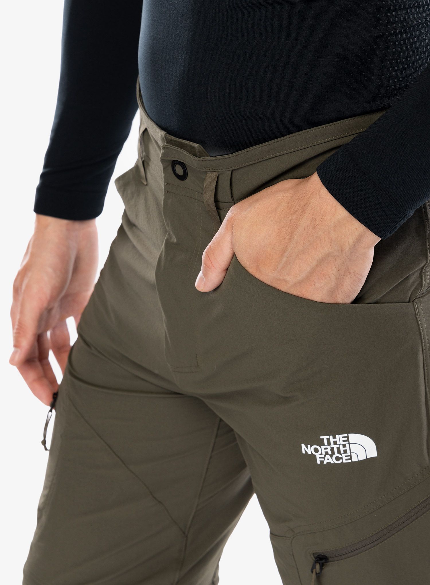 Turistické kalhoty The North Face Exploration Conv Reg Tapered Pant Eu - new taupe green