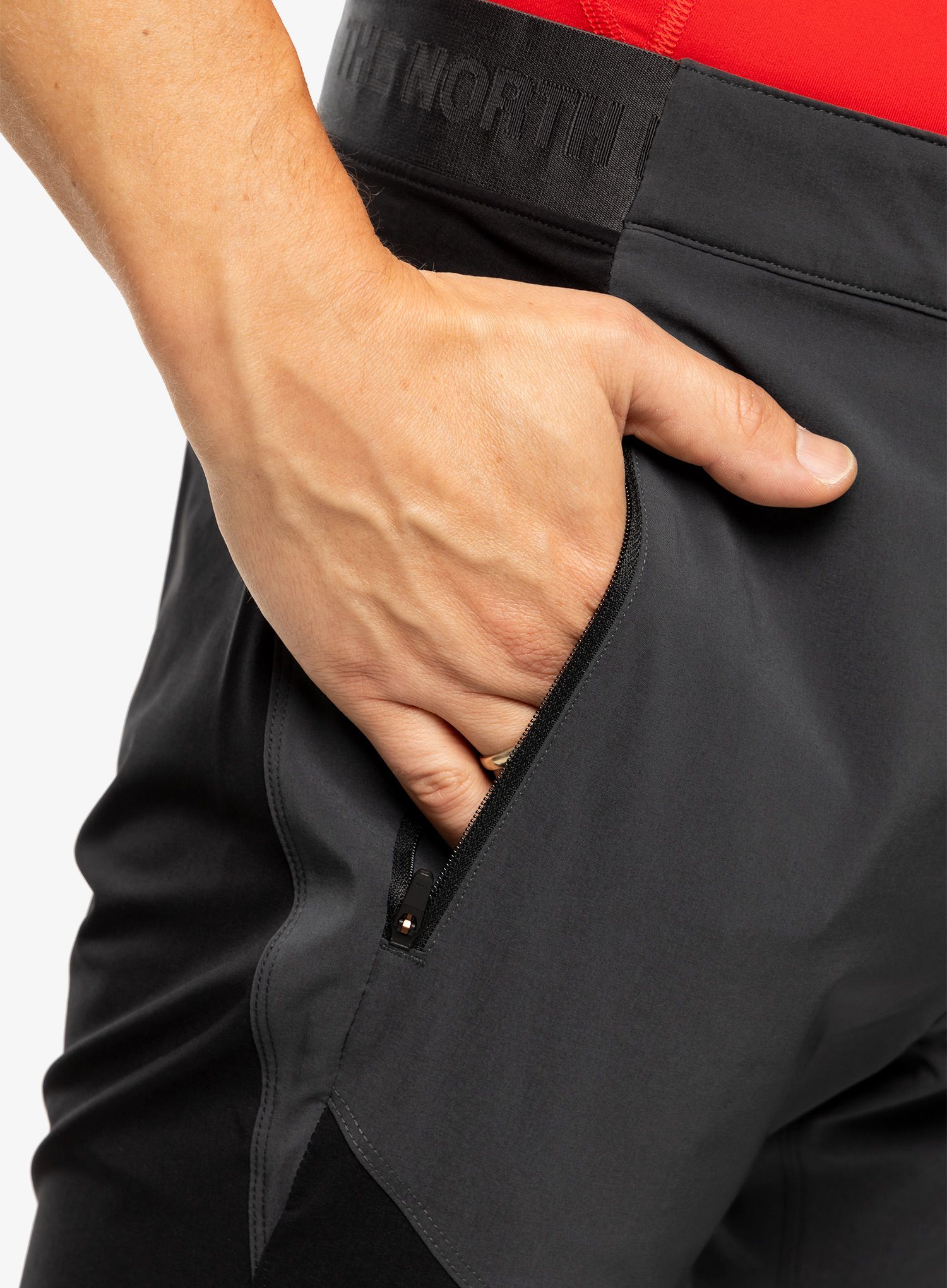 Turistické kalhoty The North Face Felik Slim Tapered Pant - asphalt grey/black
