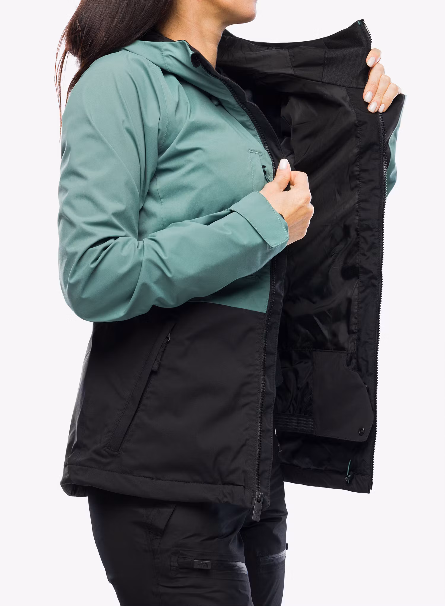 Dámská lyžařská bunda The North Face Freedom Stretch Jacket - dark sage/black