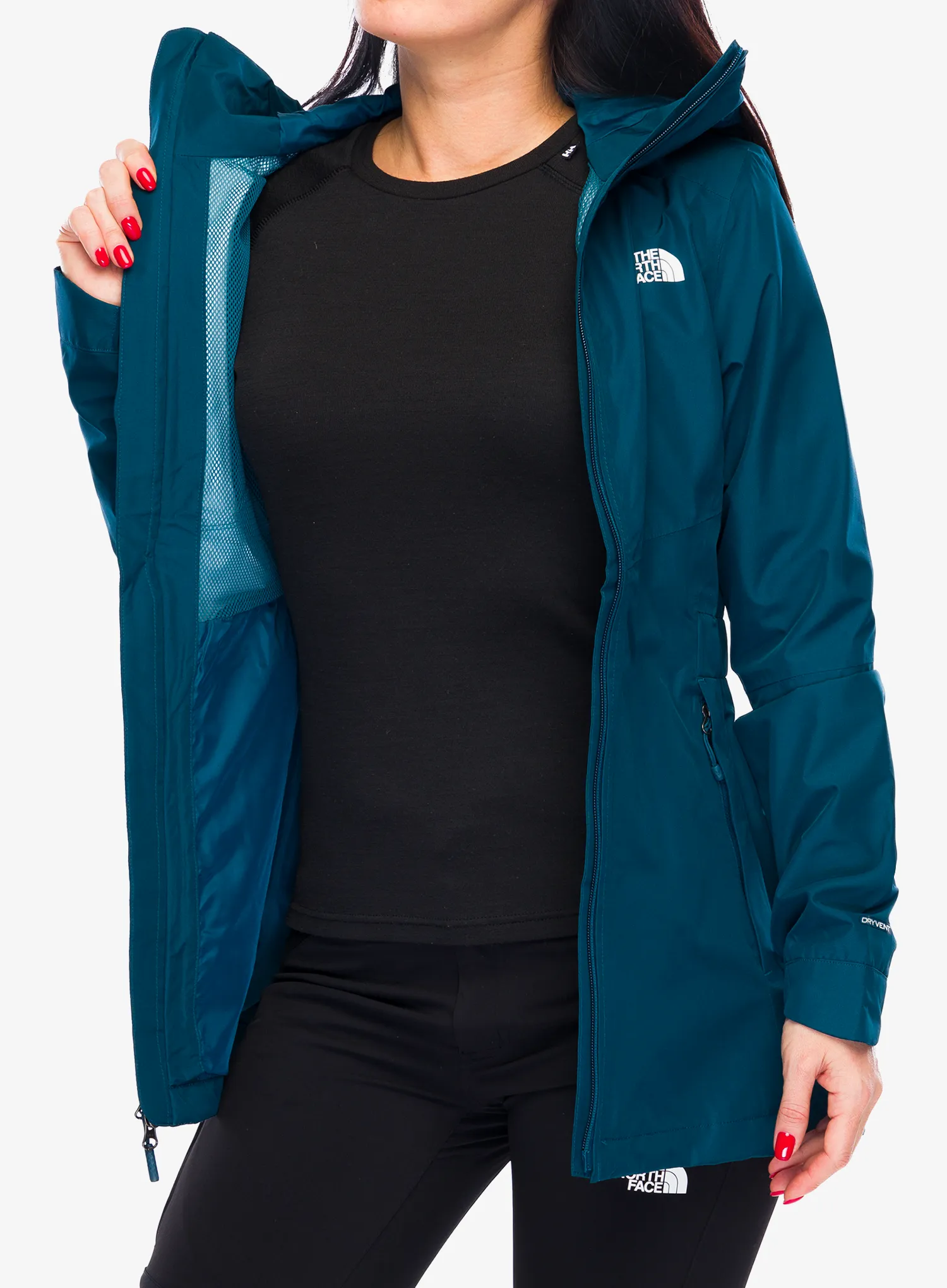 Dámský kabát The North Face Hikesteller Parka Shell - midnight petrol