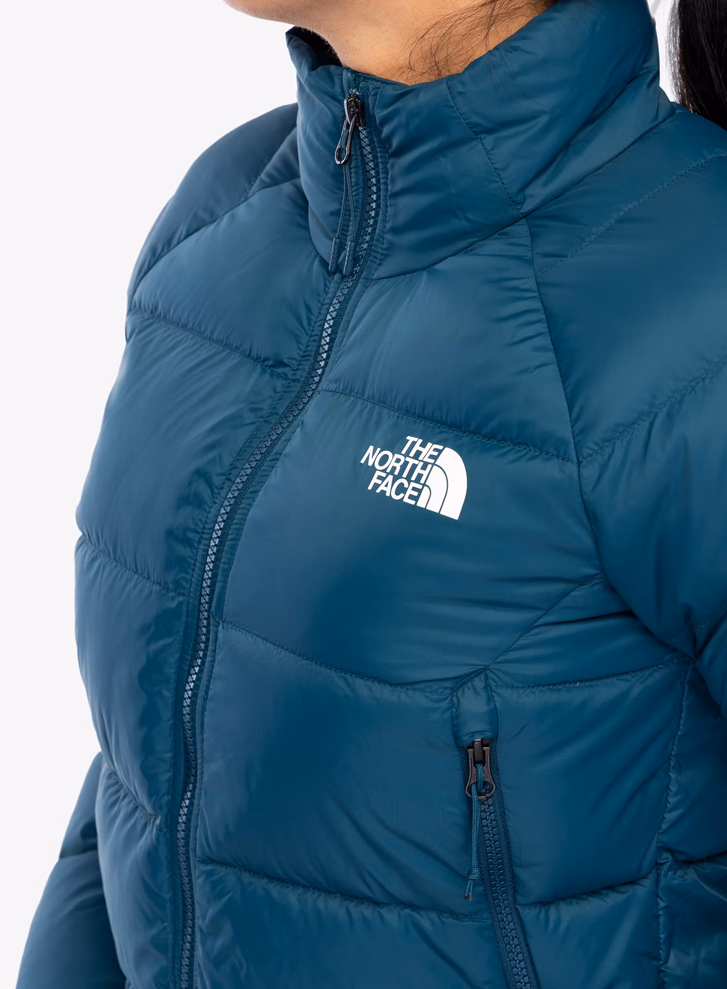 Dámská péřová bunda The North Face Hyalite Down Jacket Eu Only - midnight petrol