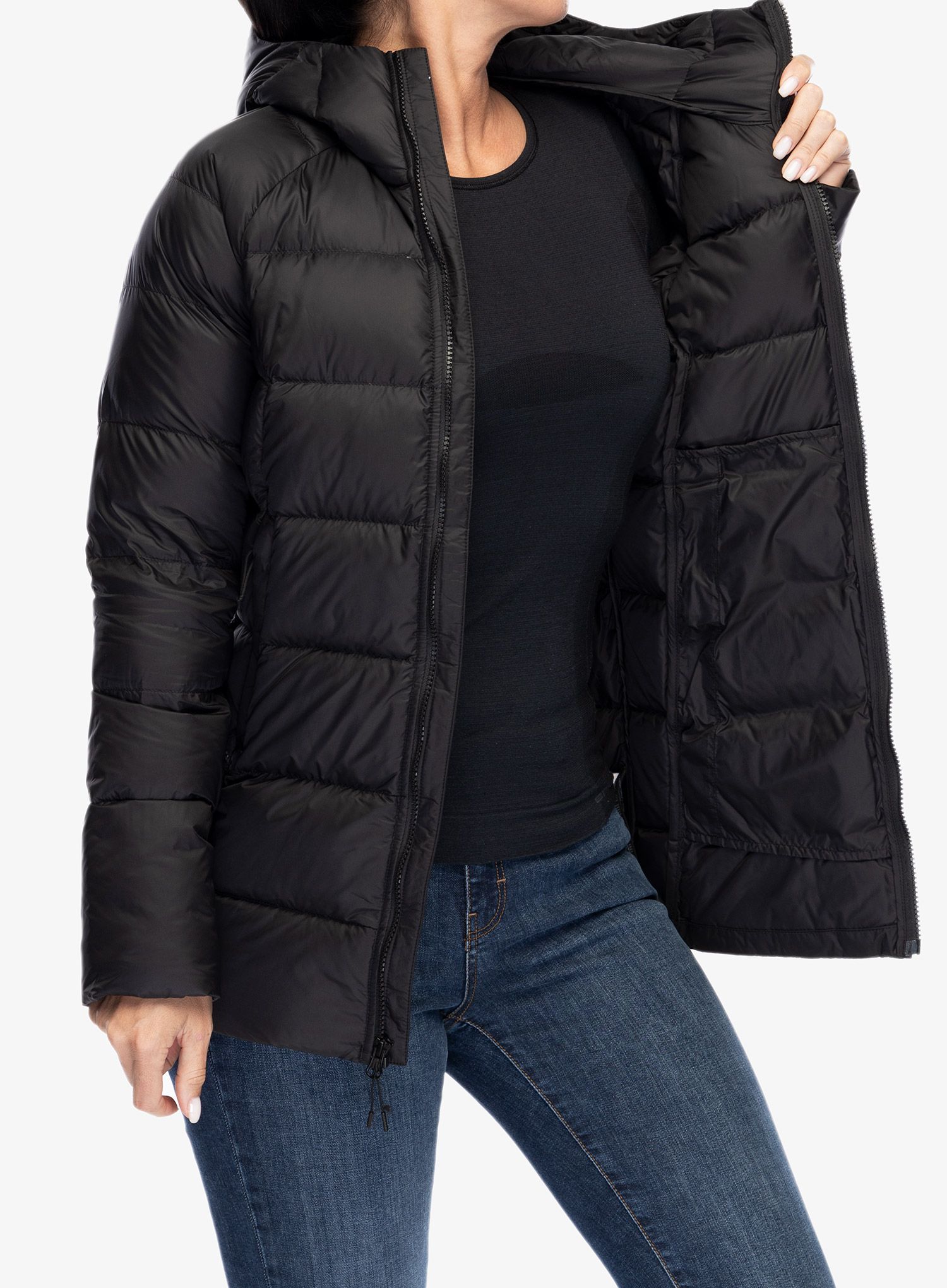 Dámský péřový kabát The North Face Hyalite Down Parka - tnf black