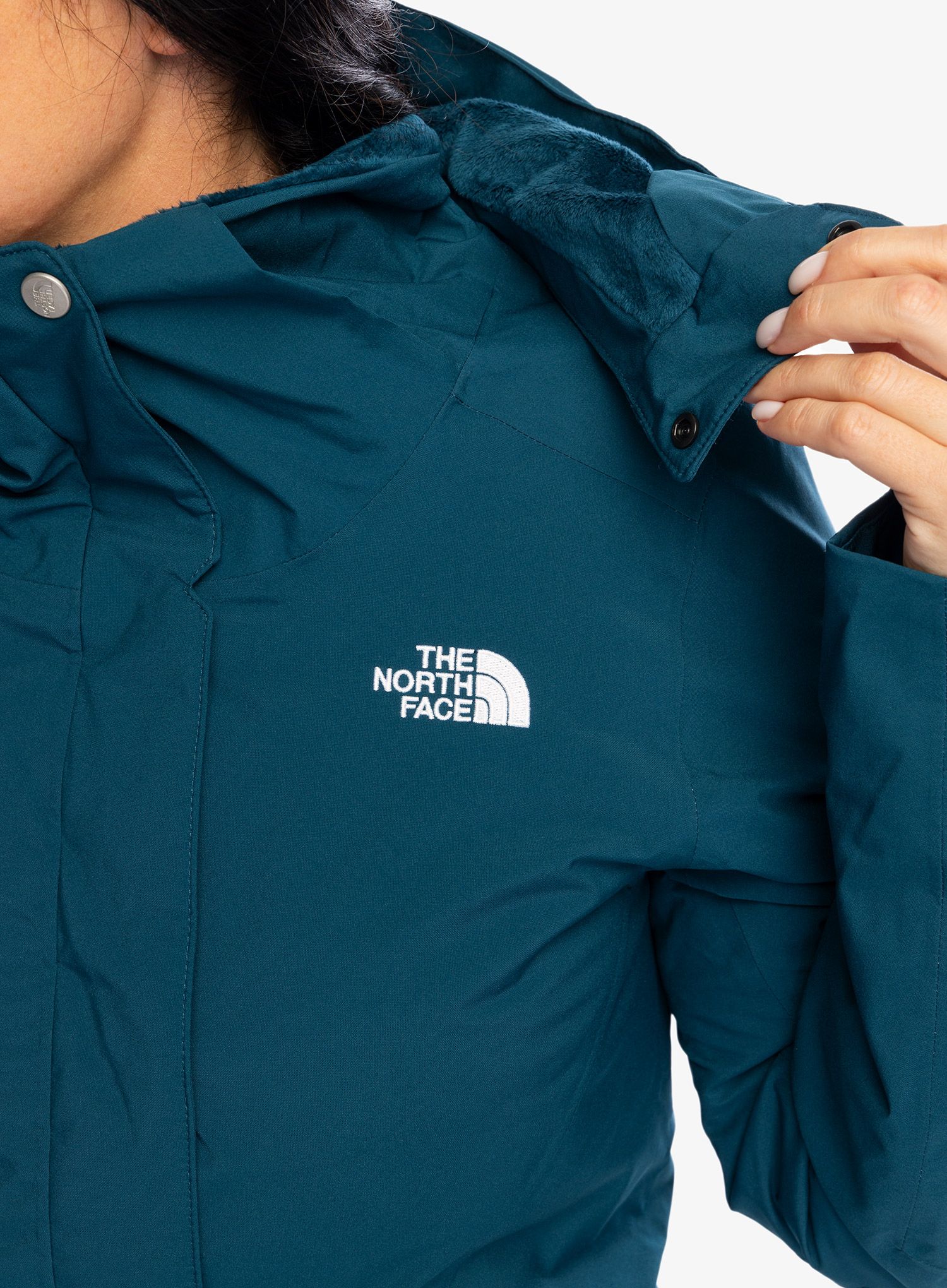Dámská bunda The North Face Inlux Insulated Jacket - midnight petrol