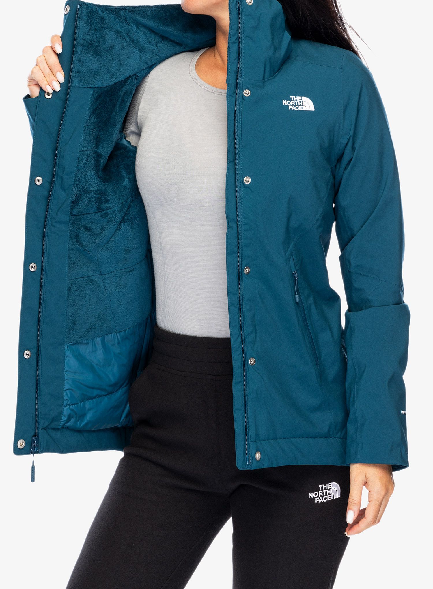 Dámská bunda The North Face Inlux Insulated Jacket - midnight petrol