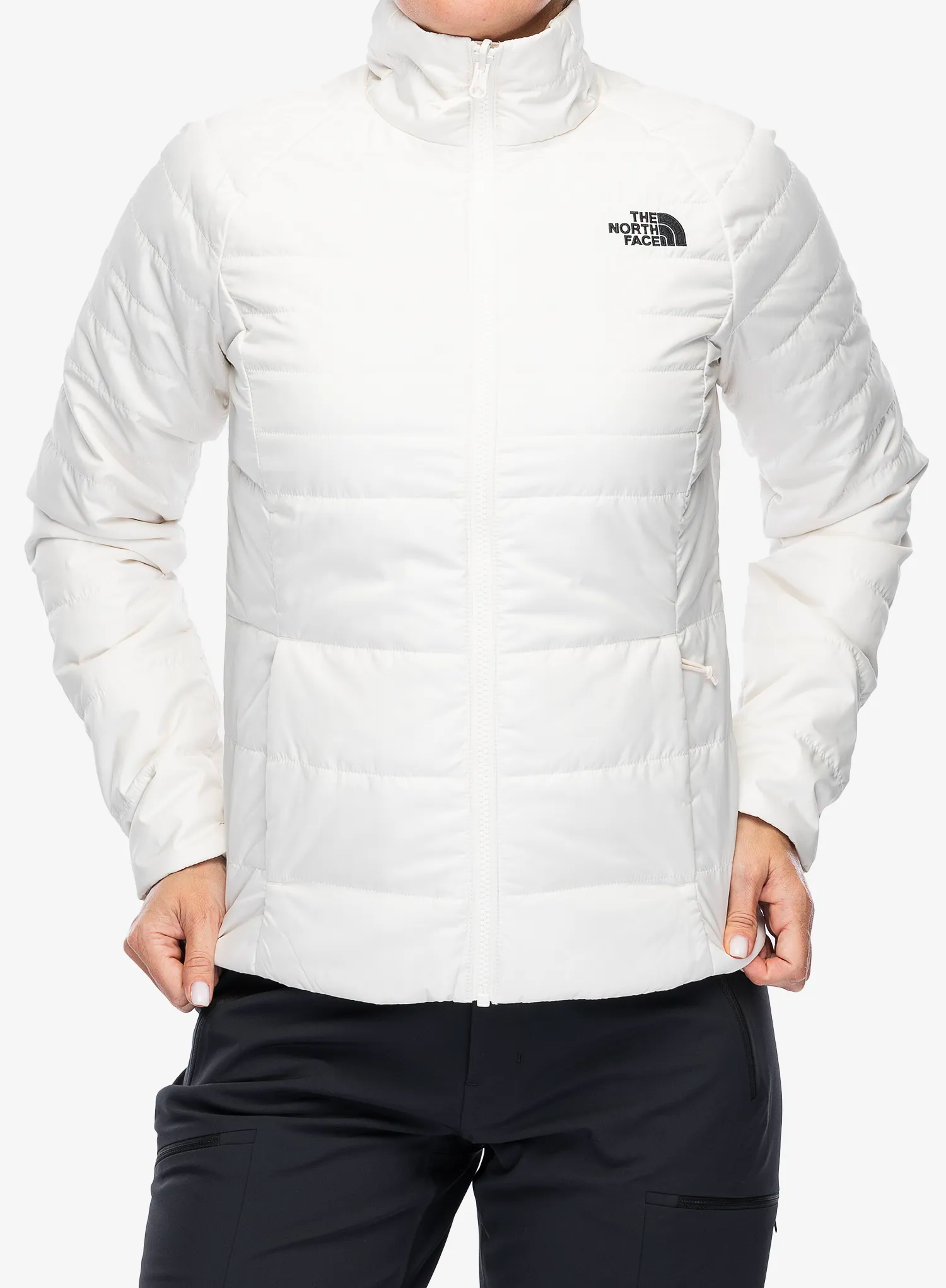 Bunda 3v1 dámská The North Face Inlux Triclimate - beetroot dark/white dune