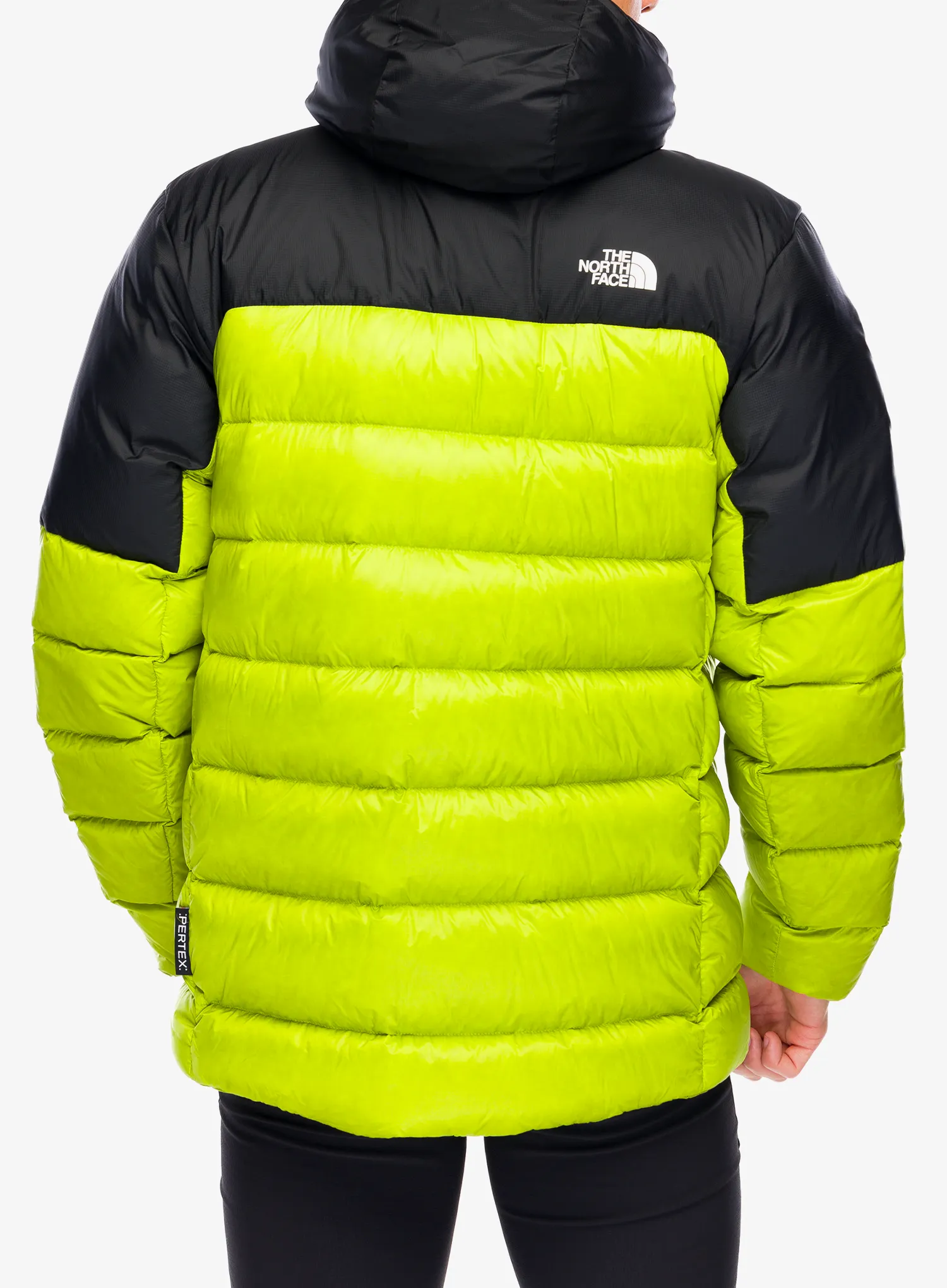 Péřová bunda The North Face Kalix Down Hoodie - meadow grass/tnf black