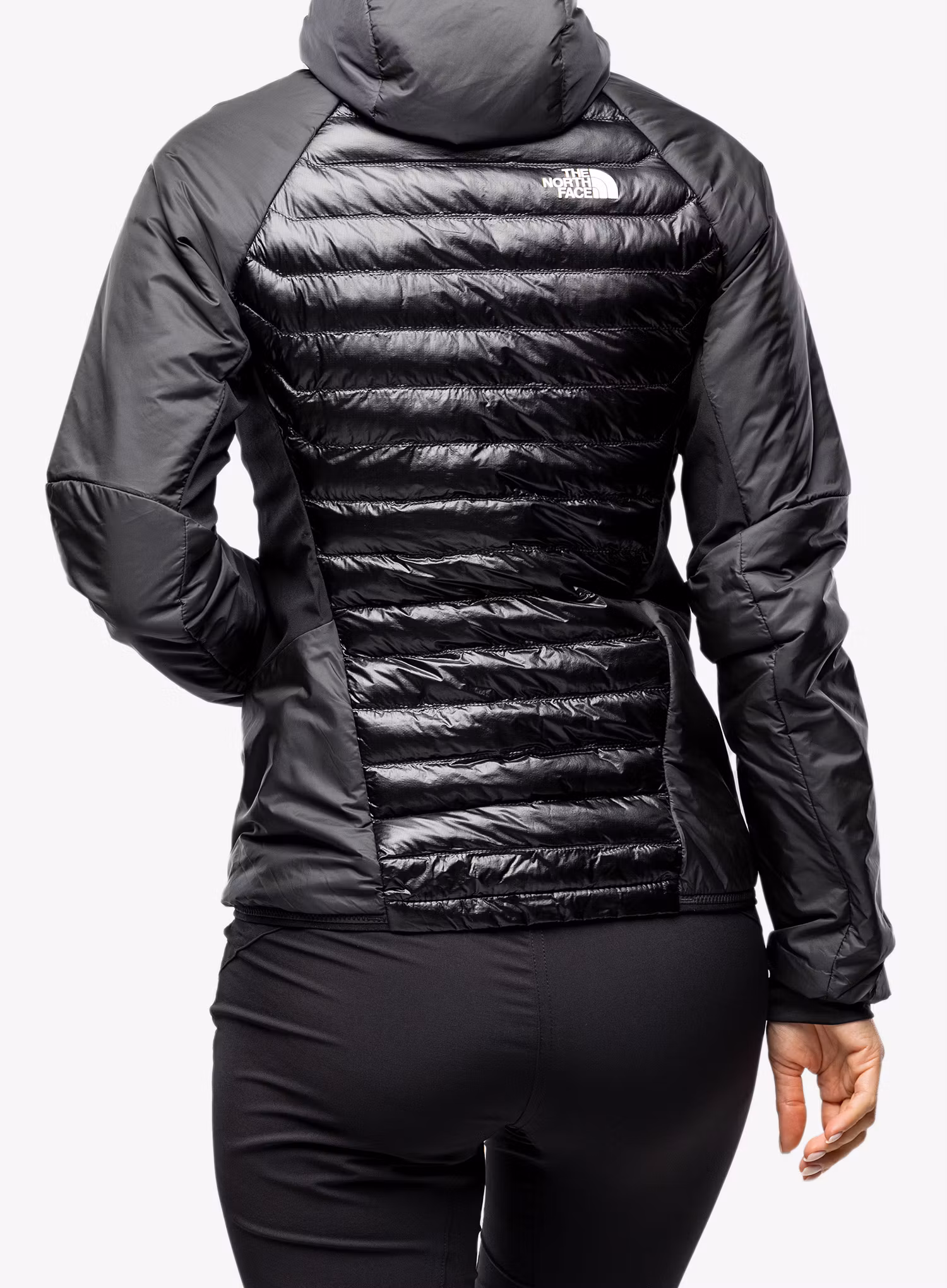 Hybridní bunda dámská The North Face Macugnaga Hybrid Insulation - asphalt grey/black