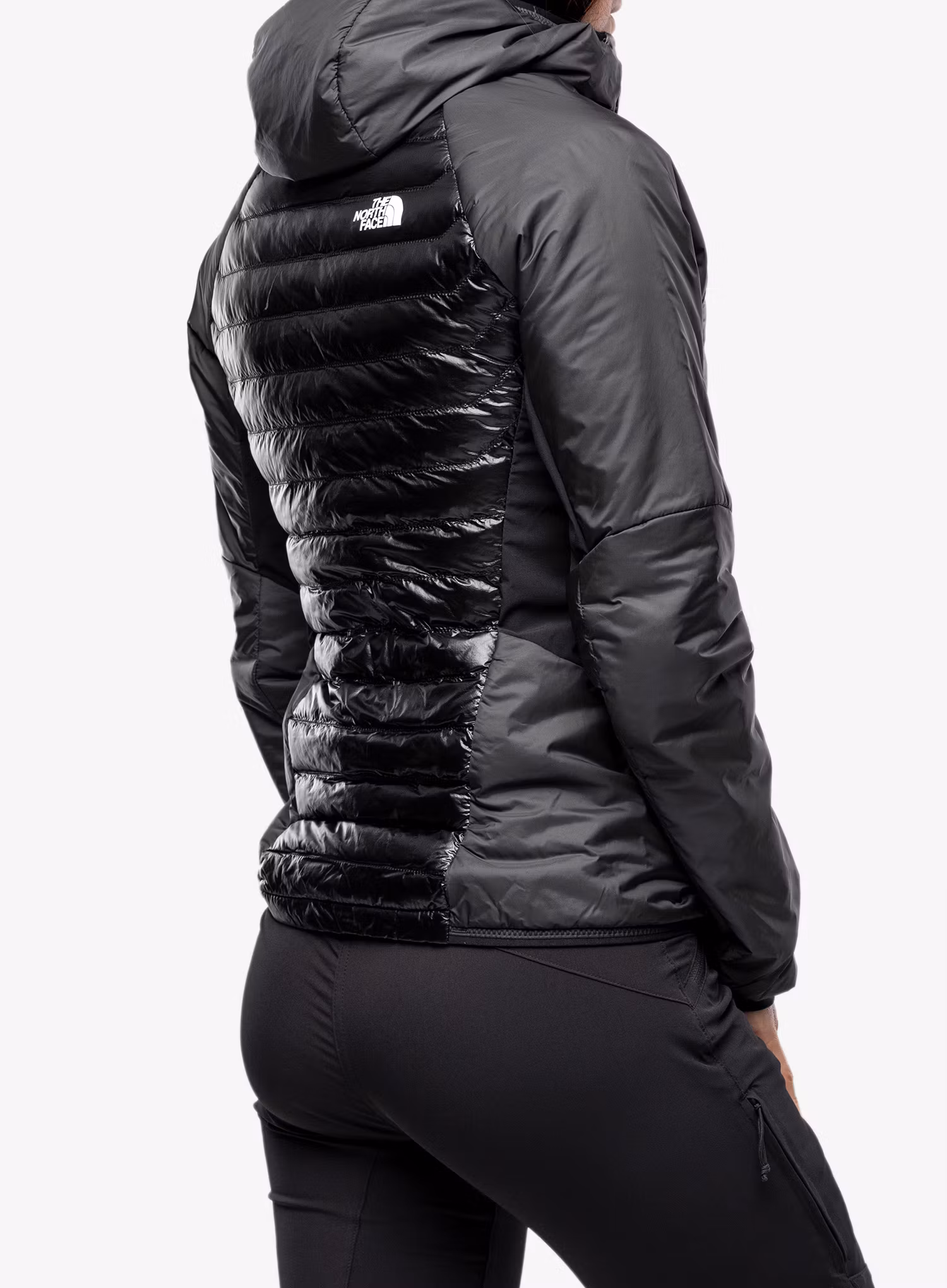 Hybridní bunda dámská The North Face Macugnaga Hybrid Insulation - asphalt grey/black