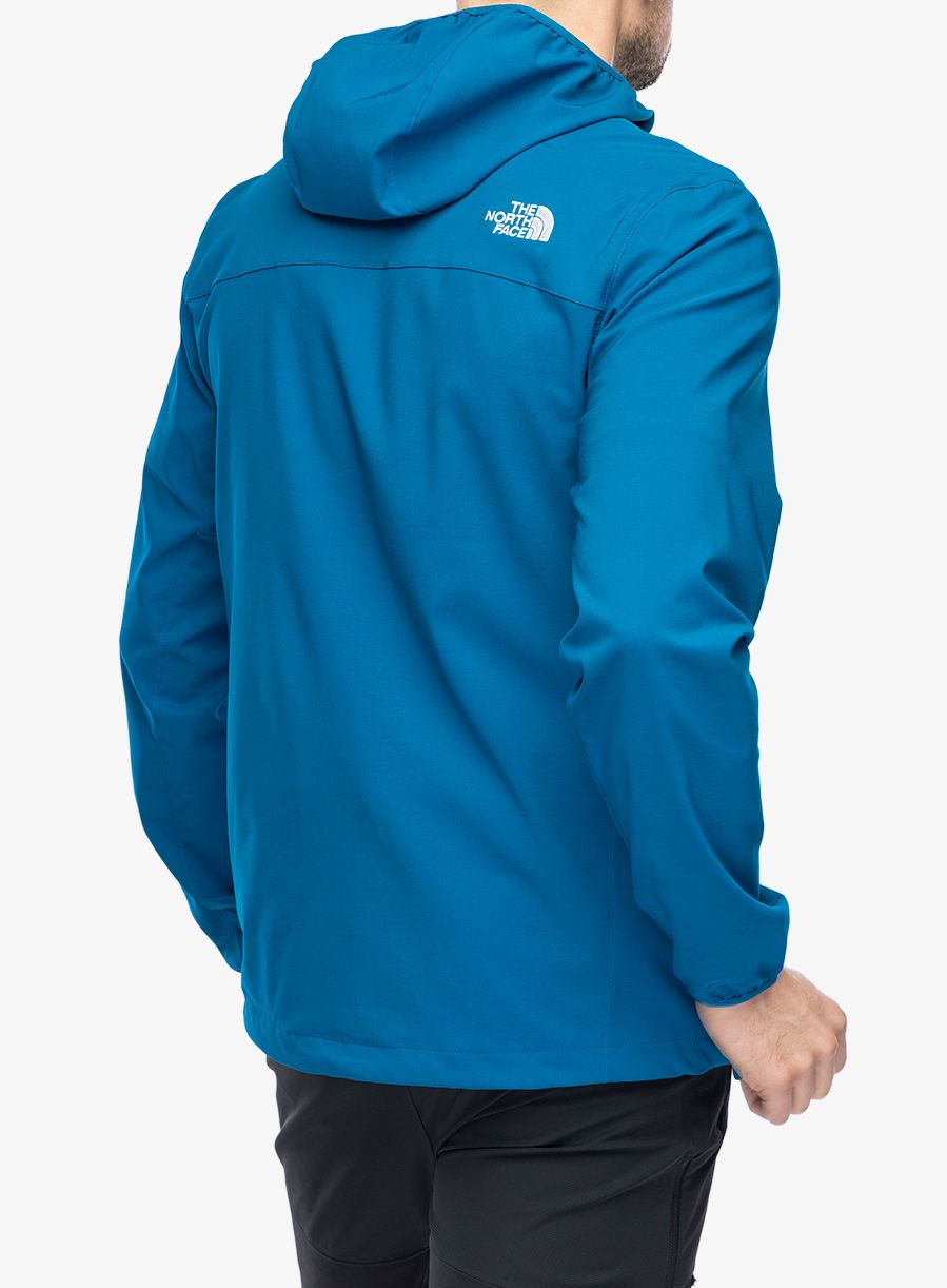 Softshellová bunda pánská The North Face Nimble Hoodie - adriatic blue