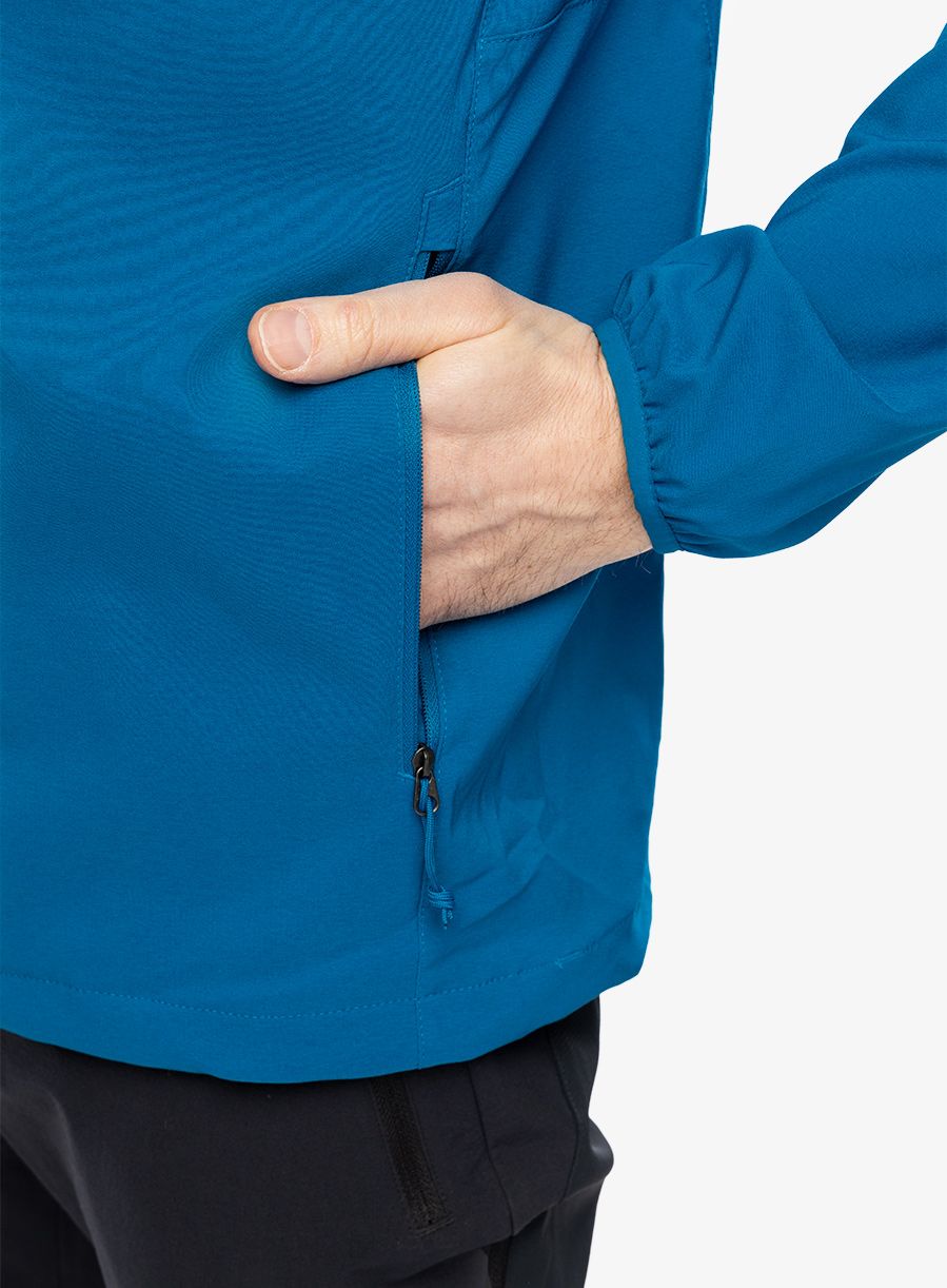 Softshellová bunda pánská The North Face Nimble Hoodie - adriatic blue