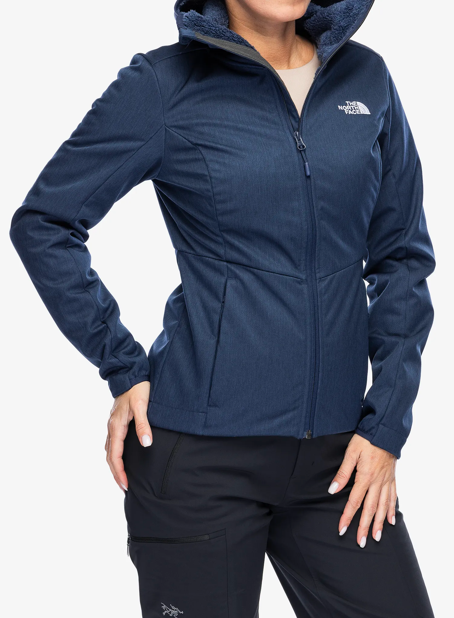 Softshellová bunda dámská The North Face Quest Highloft Soft Shell - summit navy heather