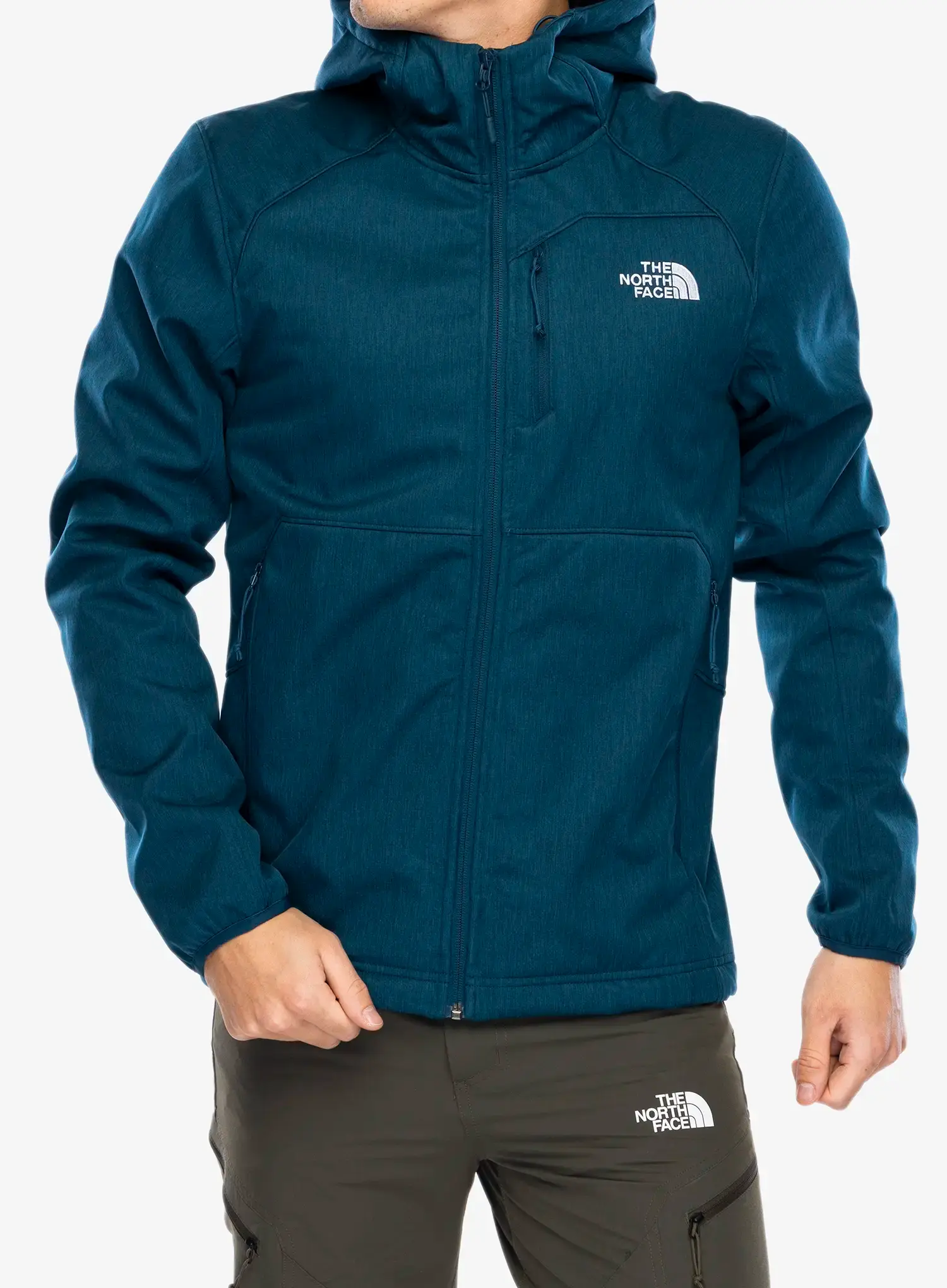 Softshellová bunda The North Face Quest Hooded Softshell - midnight petrol dark heather