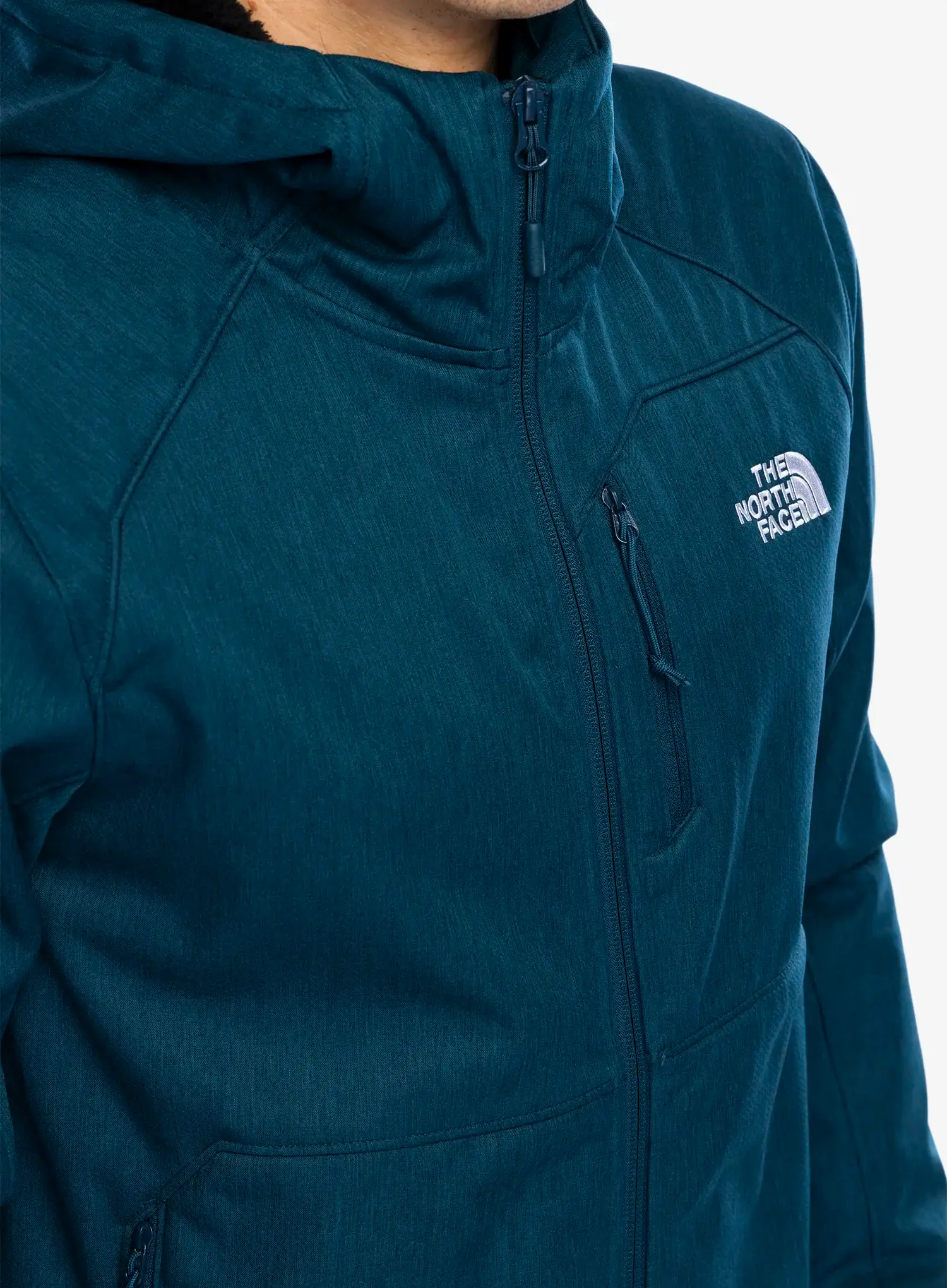 Softshellová bunda The North Face Quest Hooded Softshell - midnight petrol dark heather