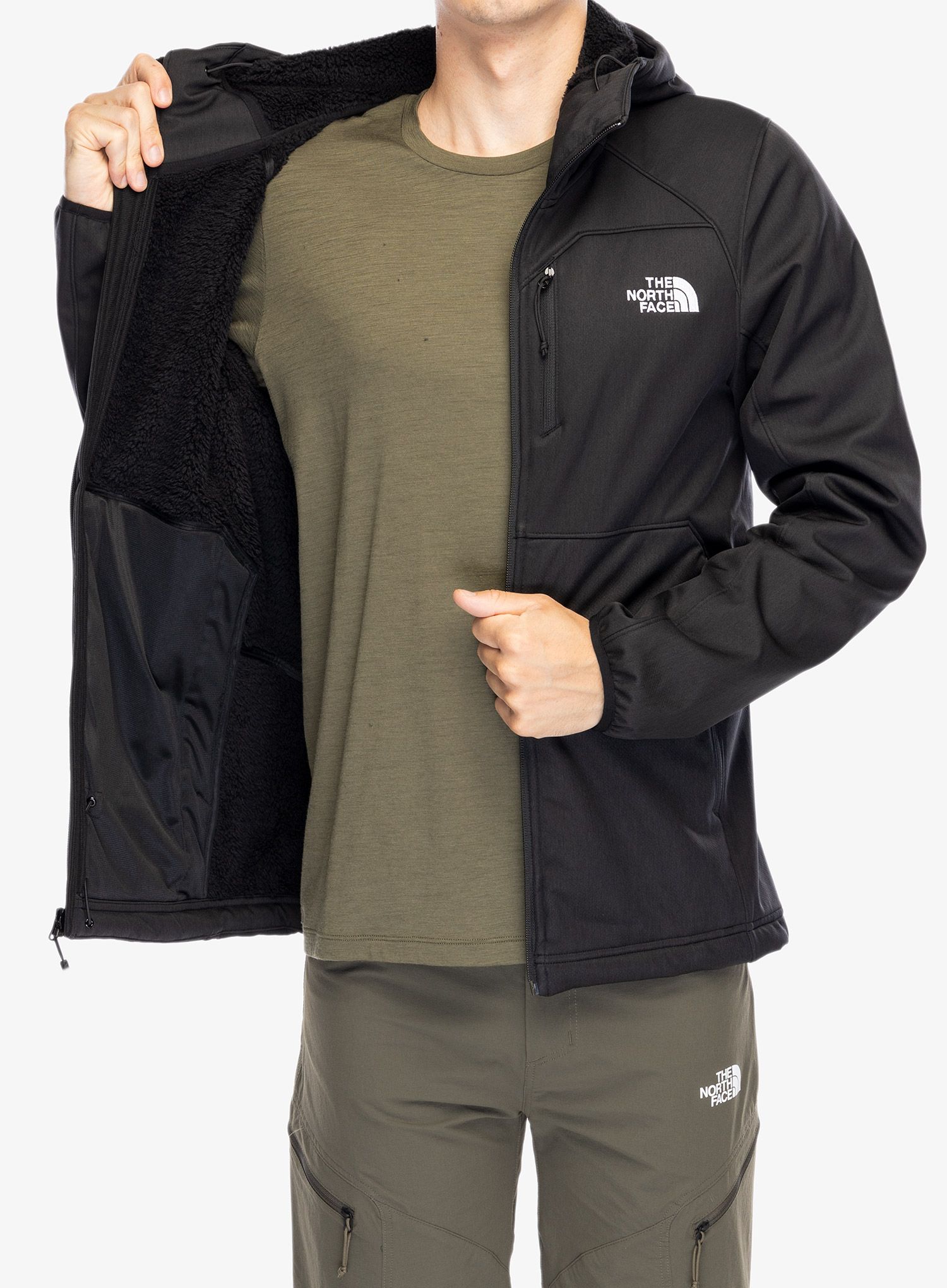 Softshellová bunda The North Face Quest Hooded Softshell - tnf black